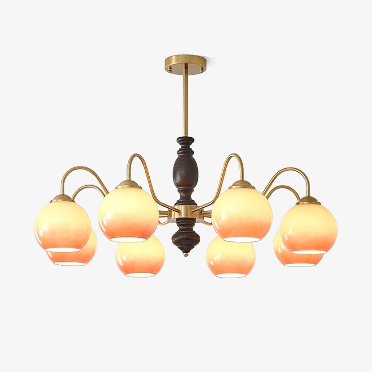 Caramel Orb Chandelier - Lumpaz