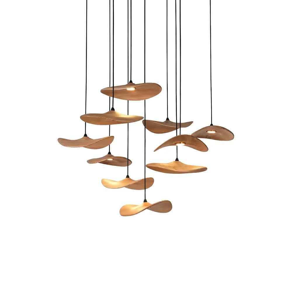 Empty Leaf Chandelier - Lumpaz