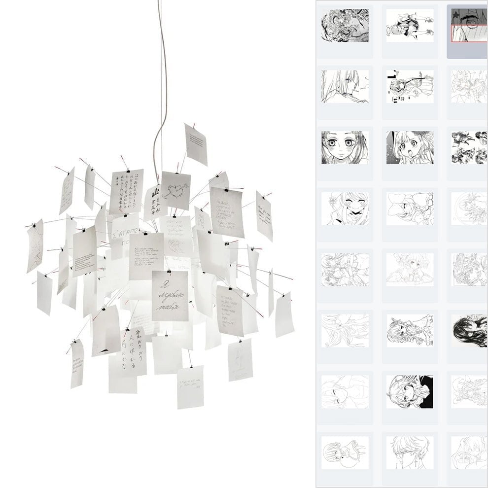Paper Chandelier - Lumpaz