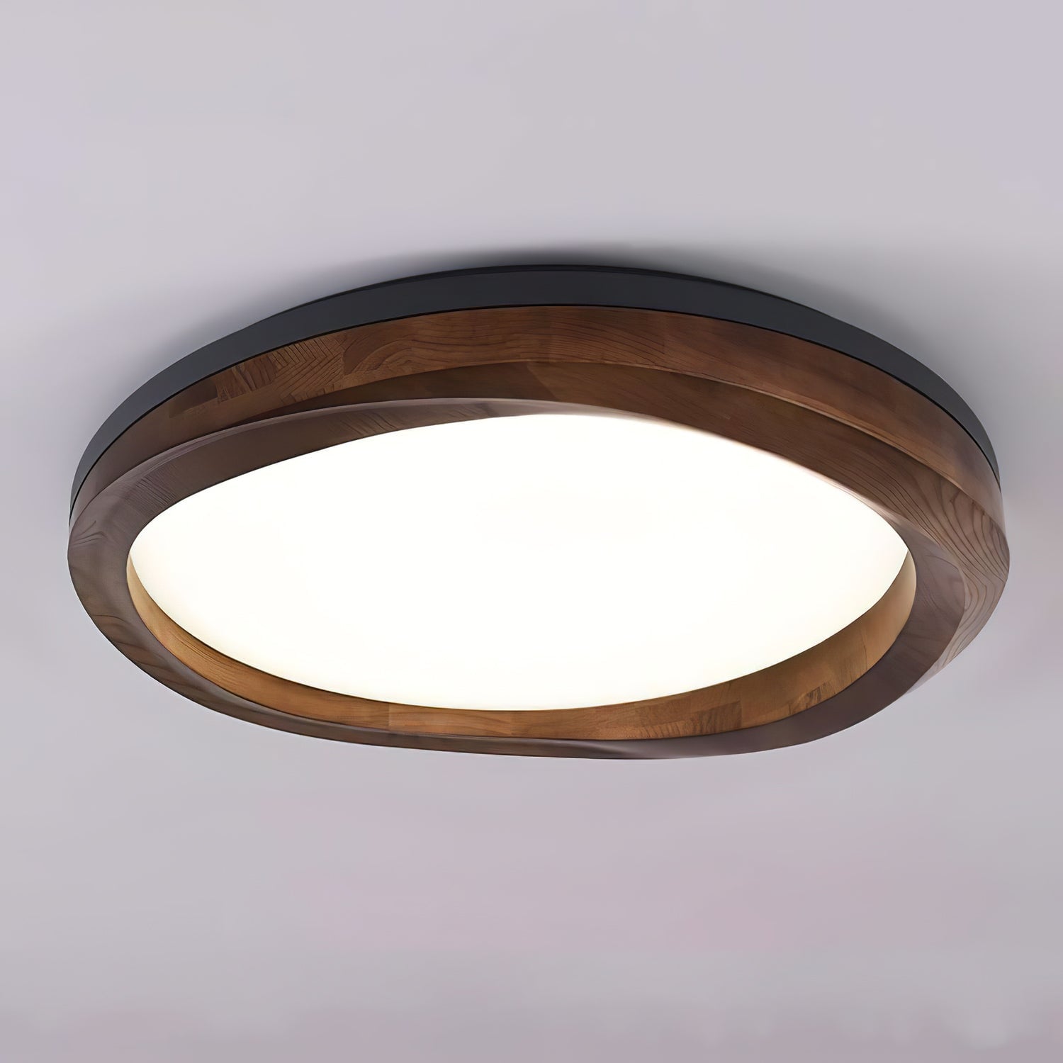 Ripple Wood Ceiling Light - Lumpaz