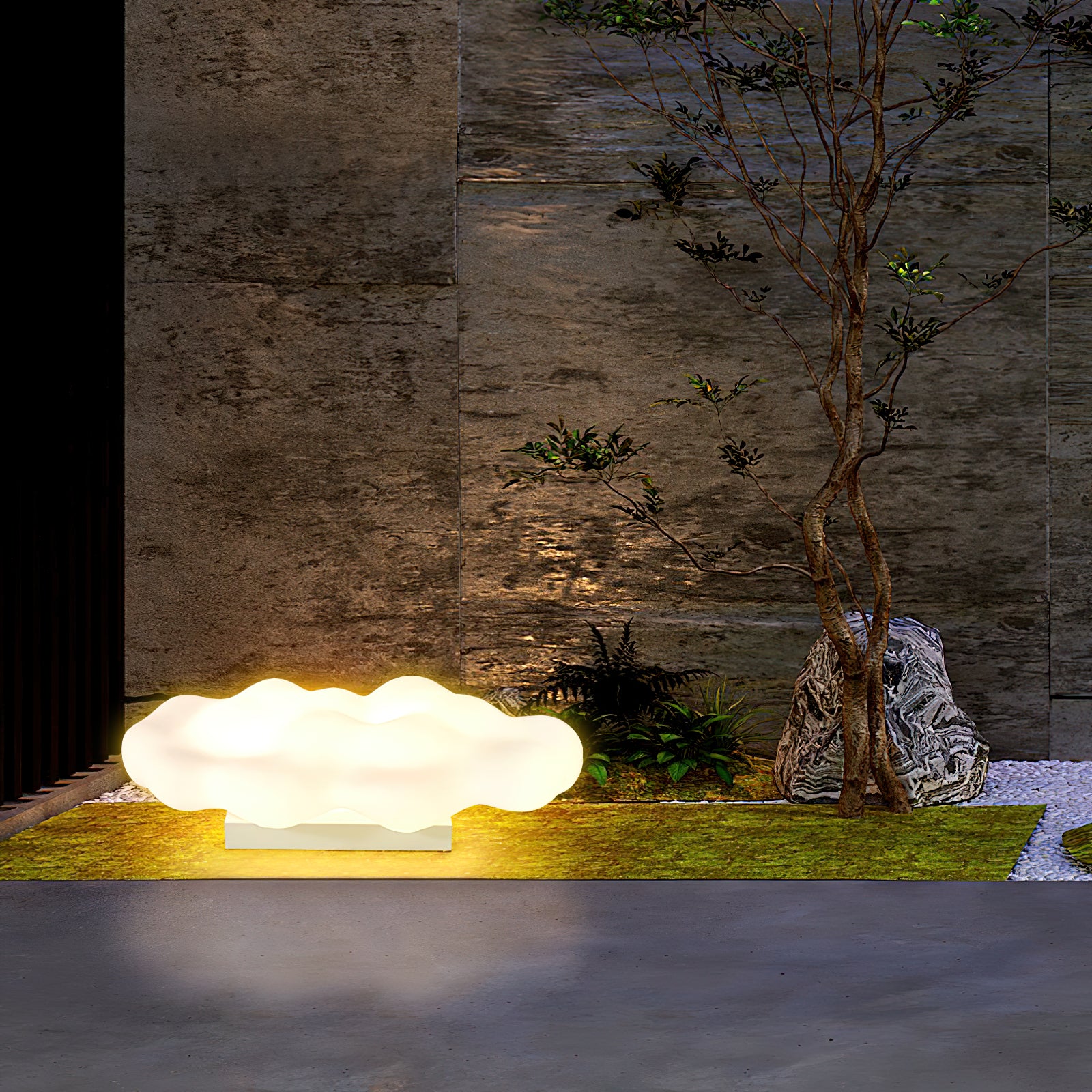 Cloud Outdoor Floor Light - Lumpaz