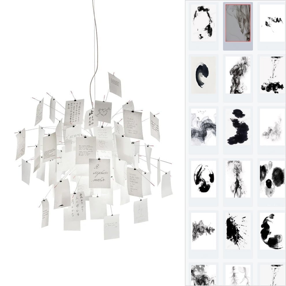 Paper Chandelier - Lumpaz