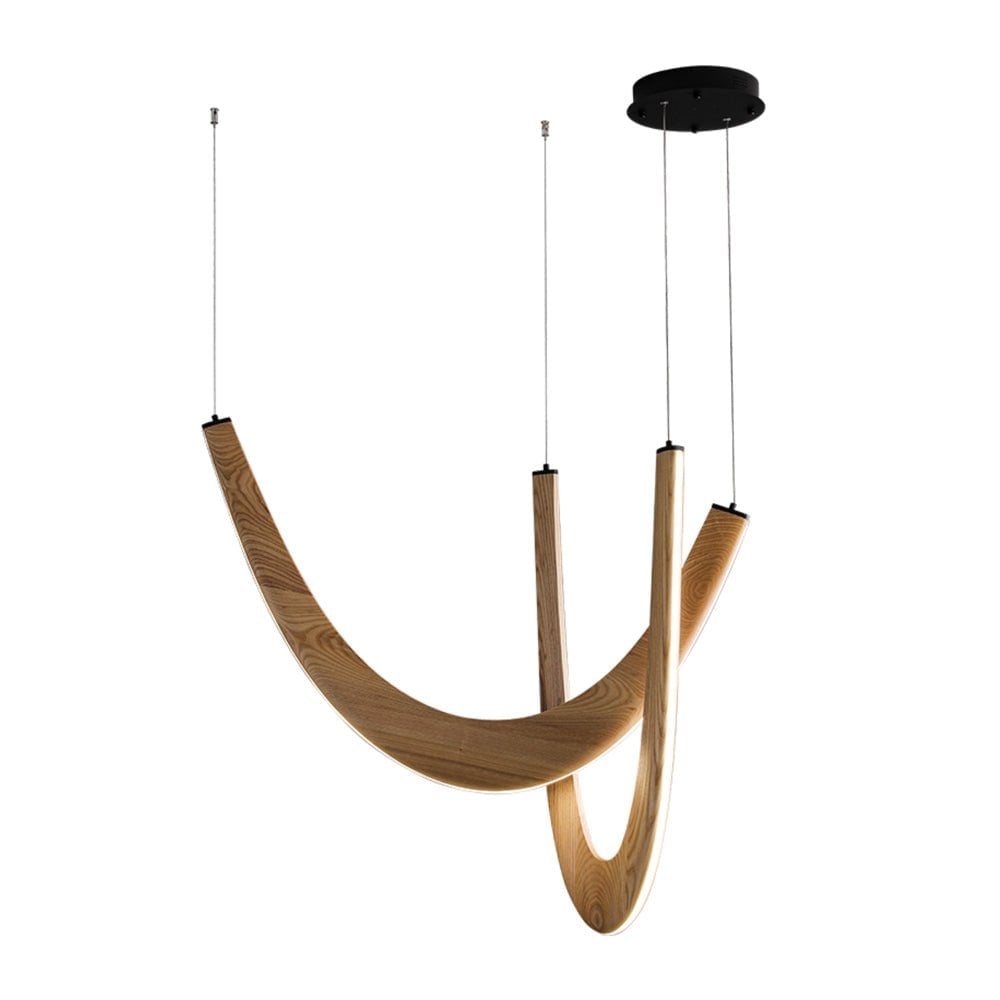 U Wooden Pendant Lamp - Lumpaz