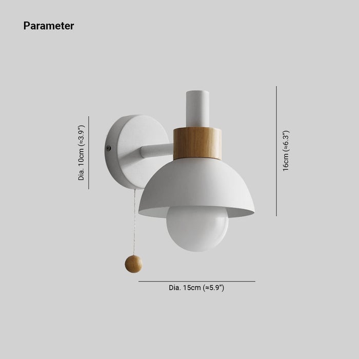 Minimalist Colorful Single Head Wall Sconce - Lumpaz