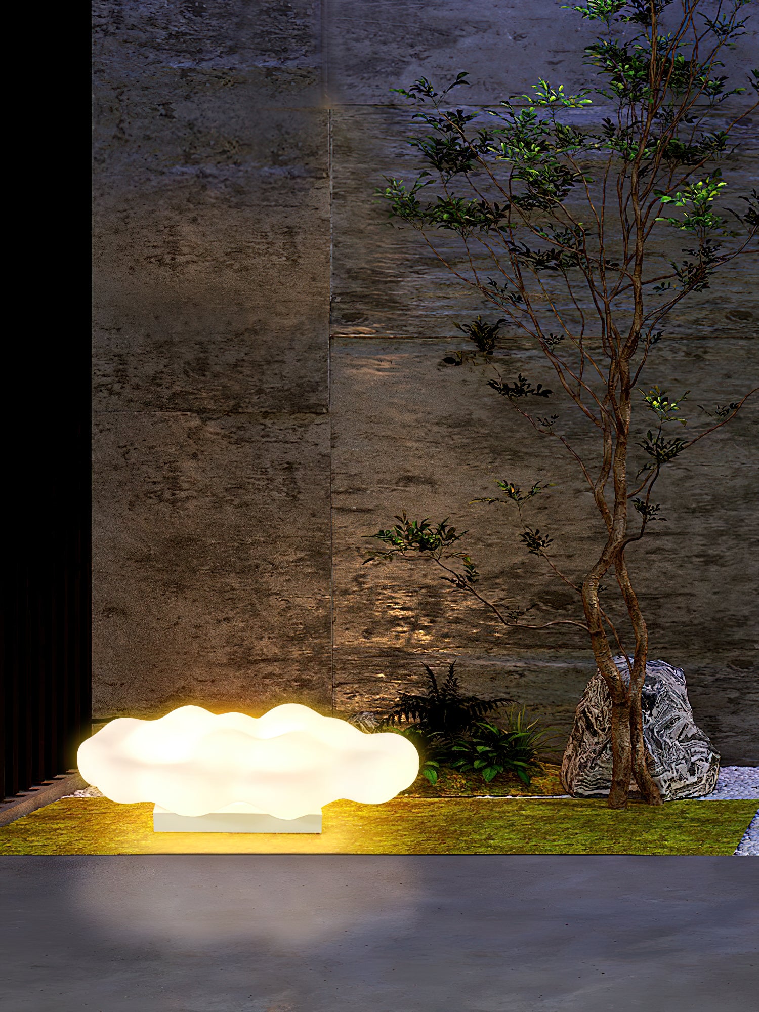 Cloud Outdoor Floor Light - Lumpaz