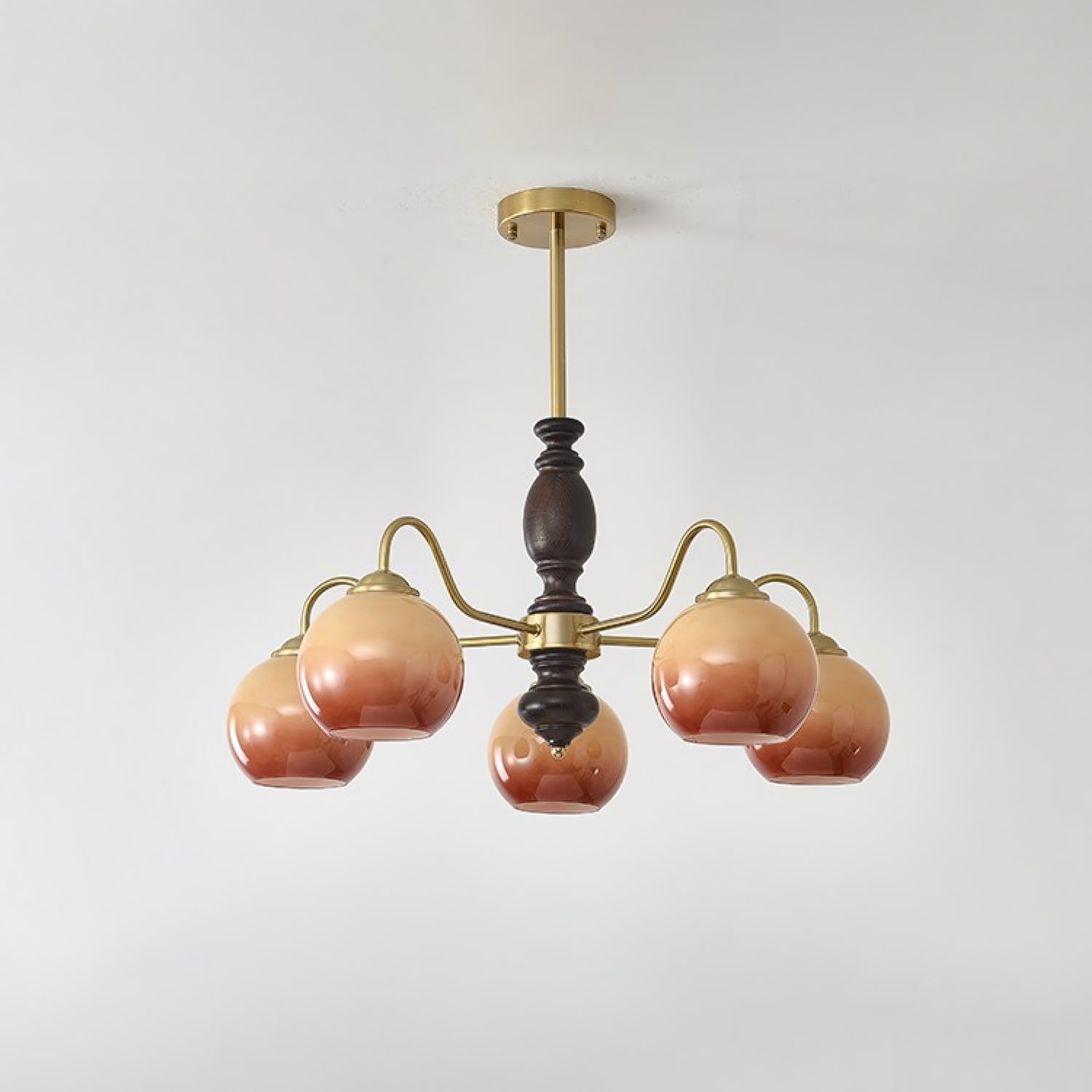 Caramel Orb Chandelier - Lumpaz
