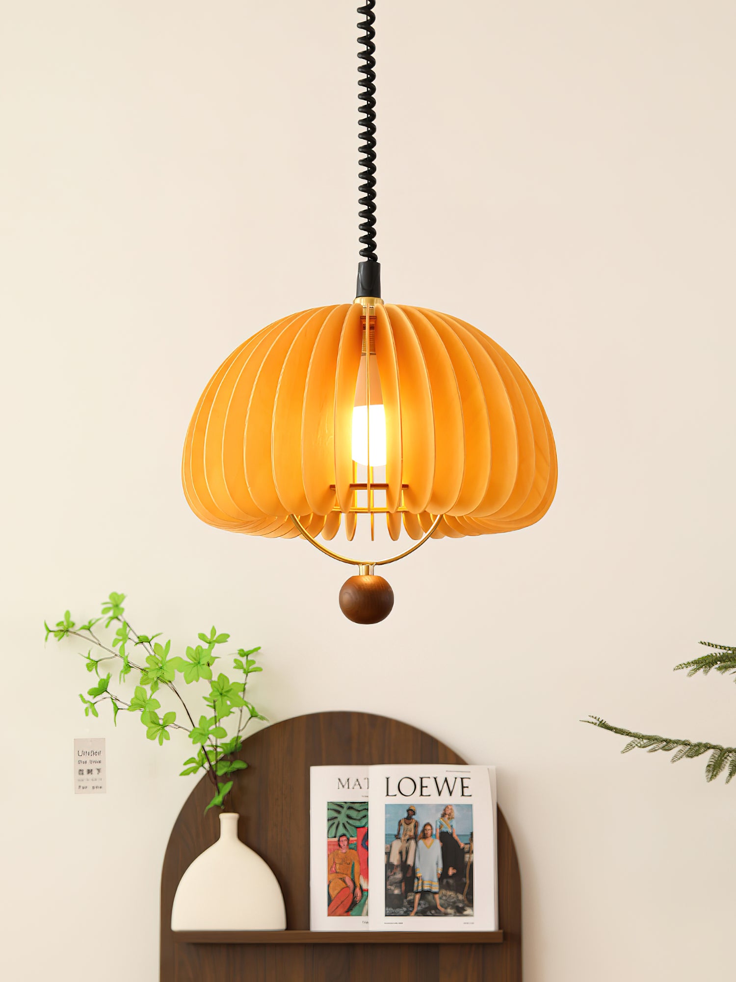 Pumpkin Adjustable Pendant Light - Lumpaz