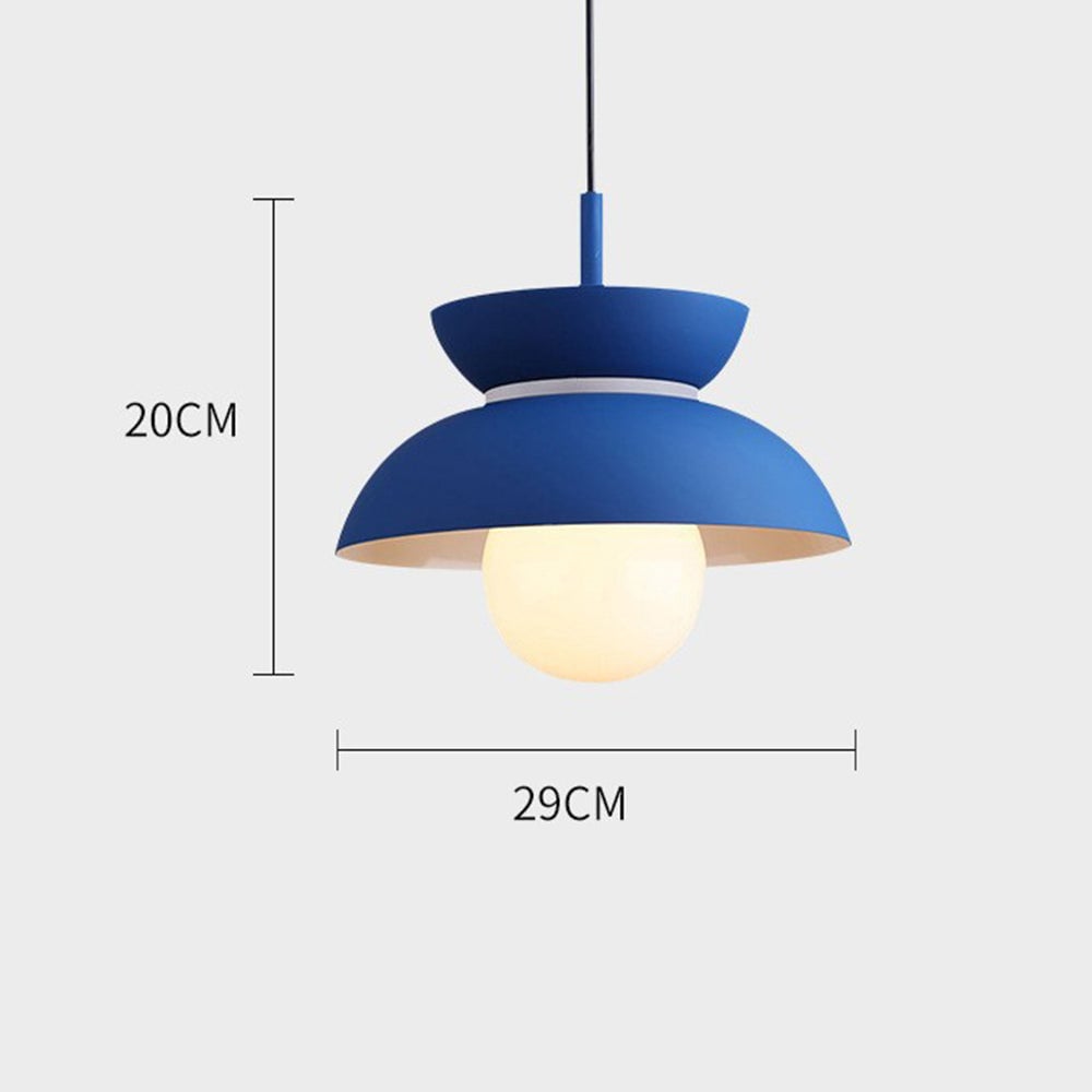 Macaroon Colorful Simple Round Pendant Light - Lumpaz