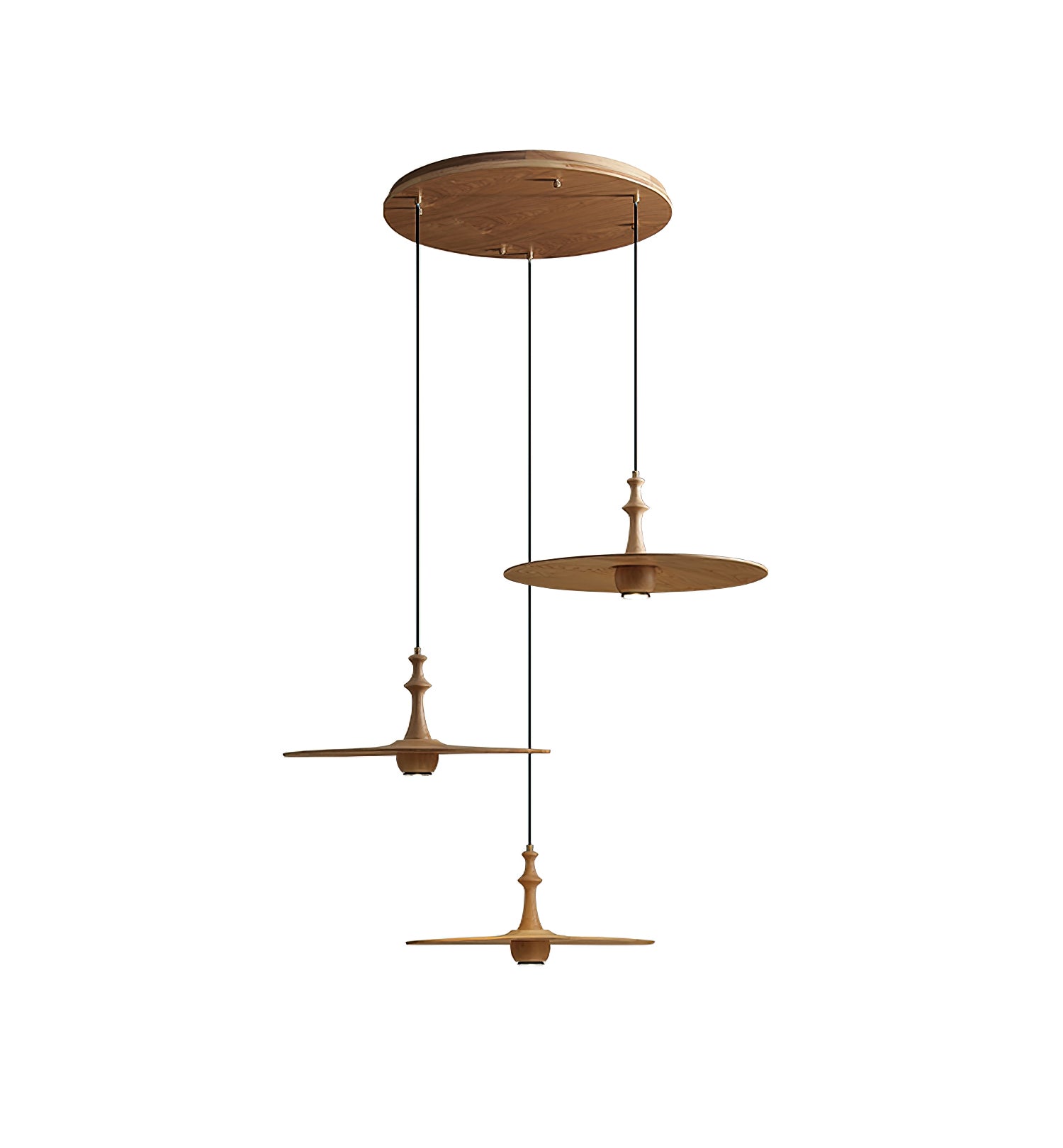 Spindle Disc Pendant Lamp - Lumpaz