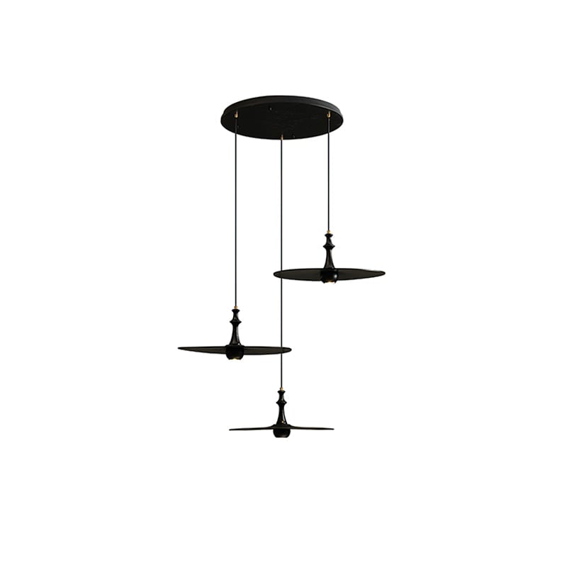 Spindle Disc Pendant Lamp - Lumpaz