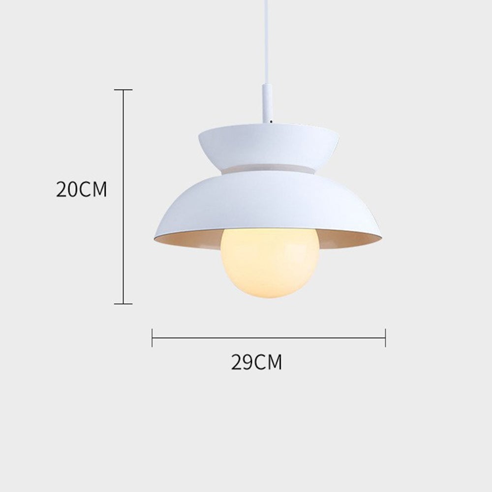 Macaroon Colorful Simple Round Pendant Light - Lumpaz