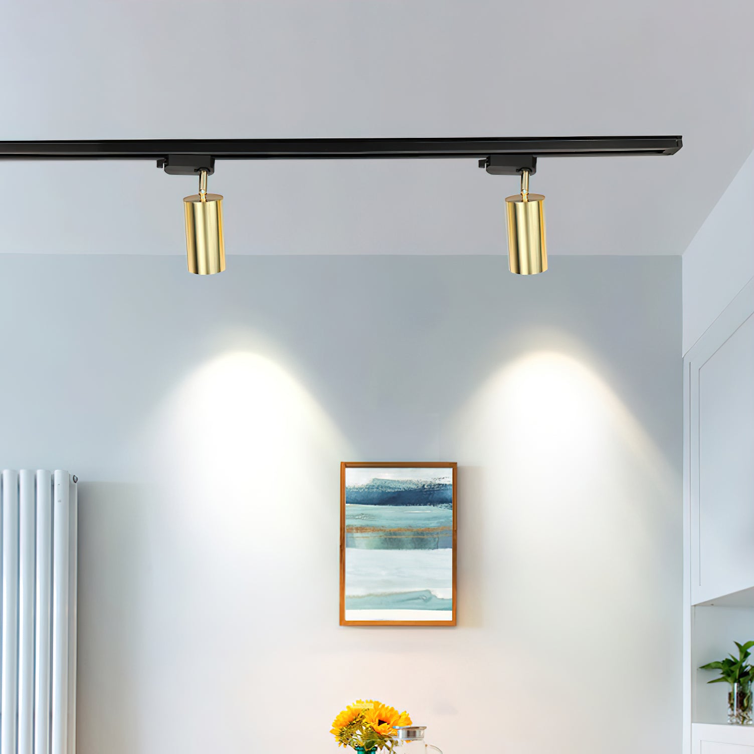 Gilded Rail Track Light - Lumpaz