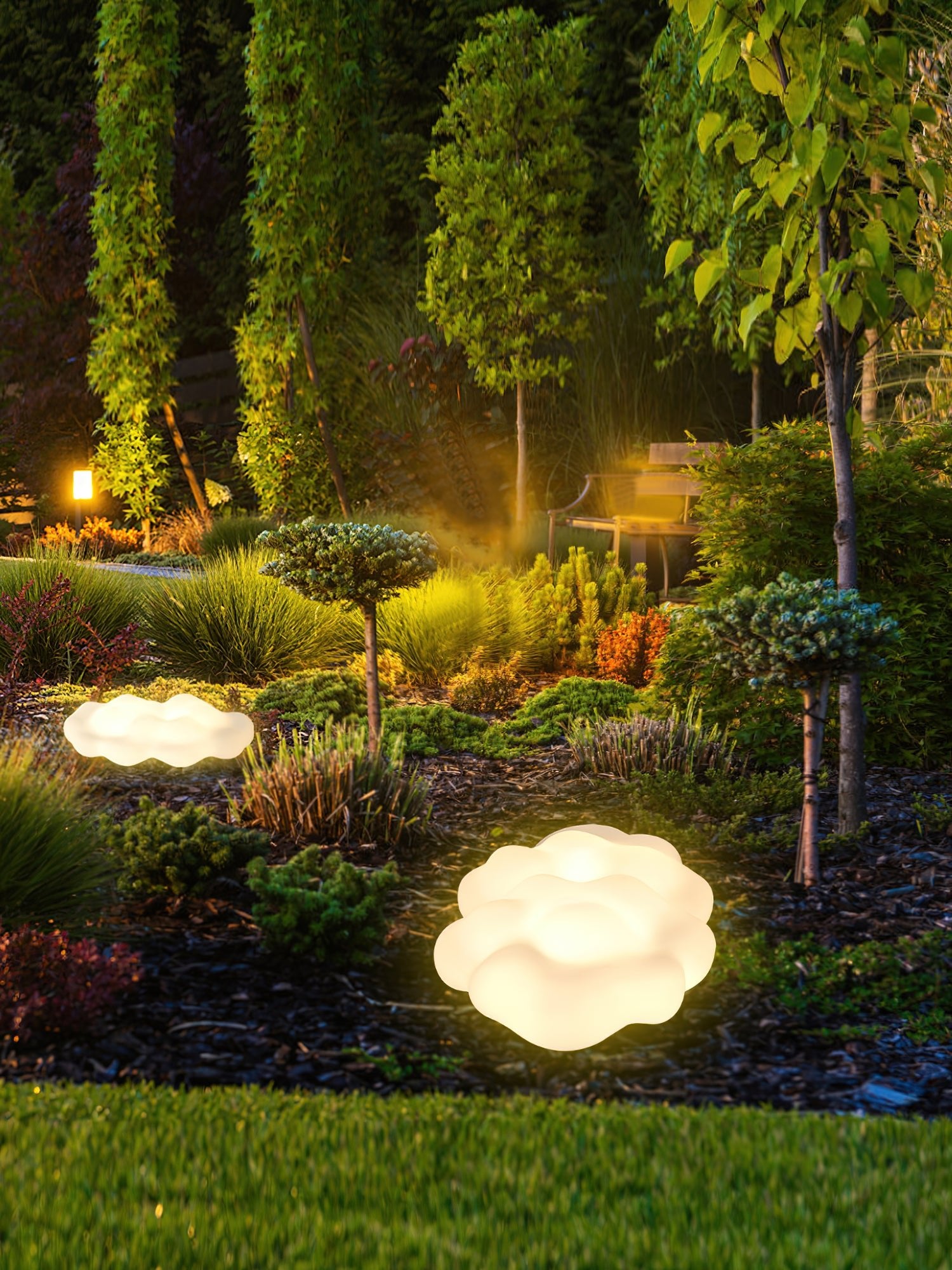 Cloud Outdoor Floor Light - Lumpaz