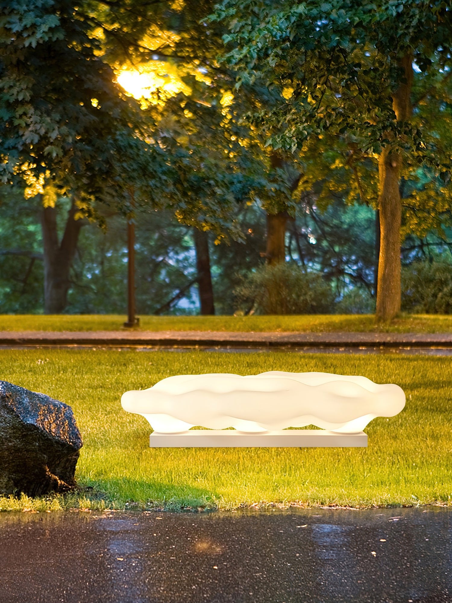 Cloud Outdoor Floor Light - Lumpaz