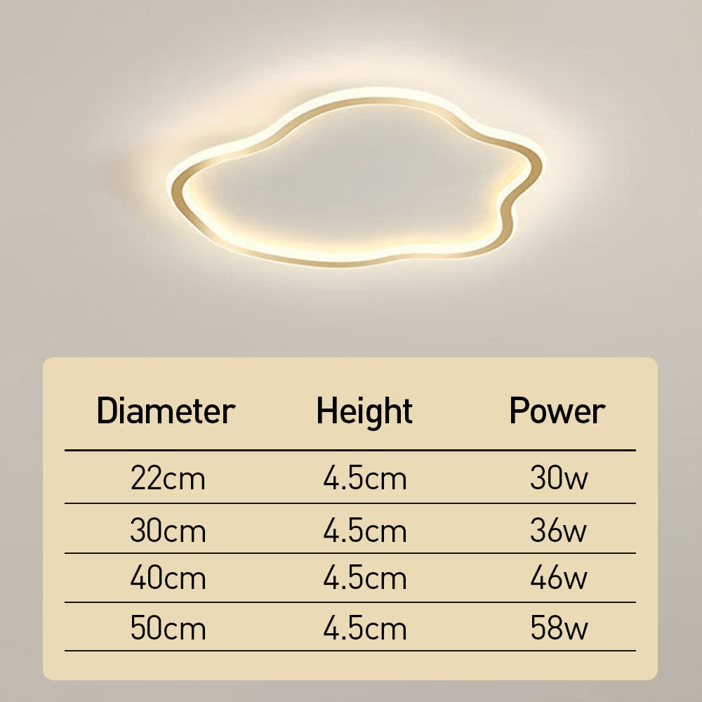 Creative Irregularly Flush Mount Ceiling Light - Lumpaz