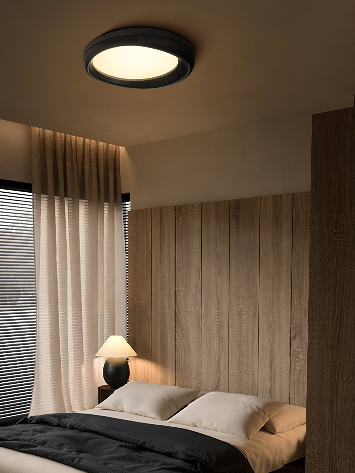 Zenova Wood Ceiling Light - Lumpaz