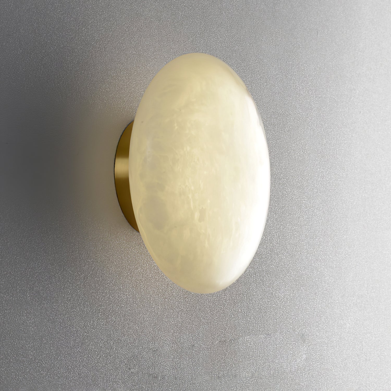 Alabaster Oval Ceiling Lamp - Lumpaz