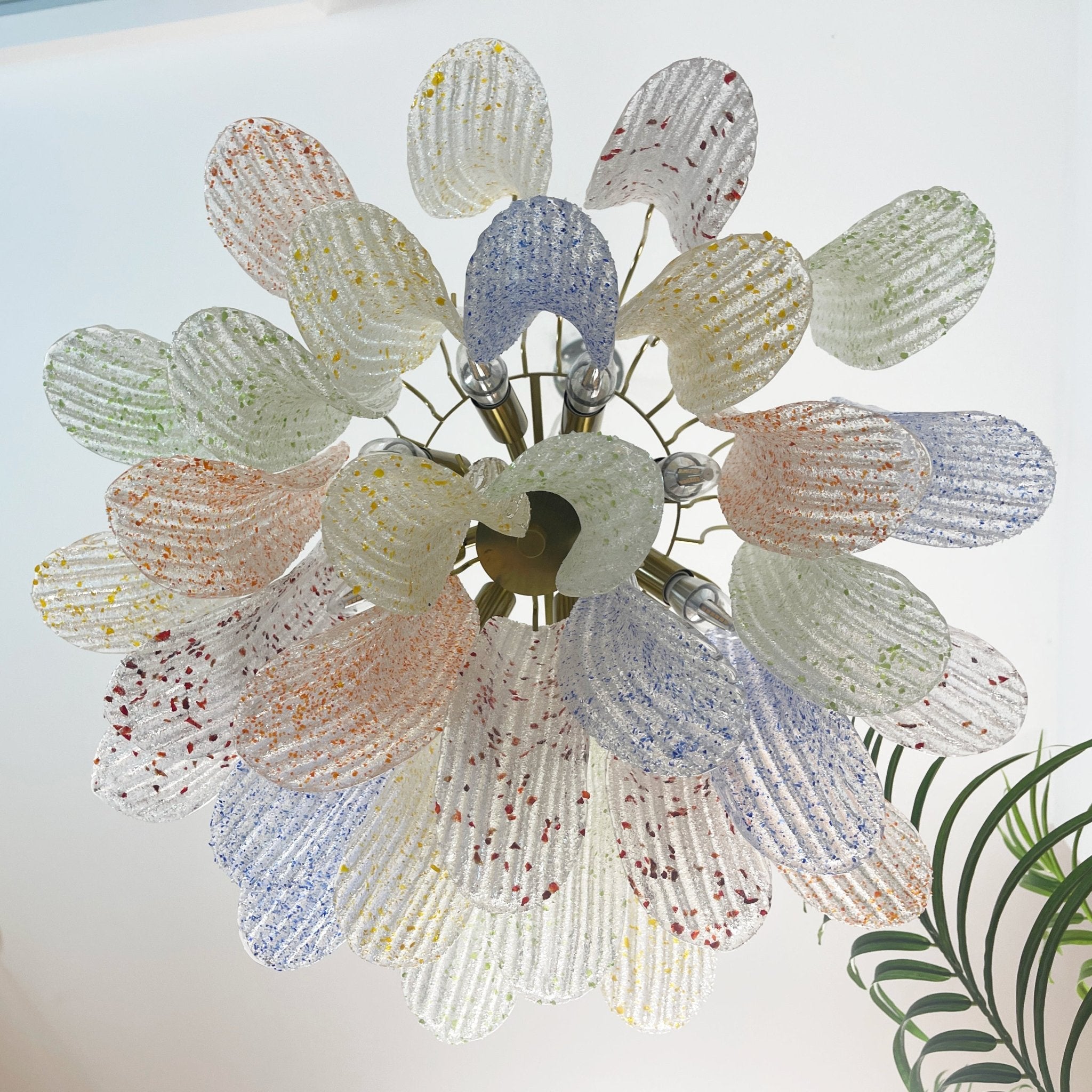 Venini Colorful Murano Glass Chandelier - Lumpaz