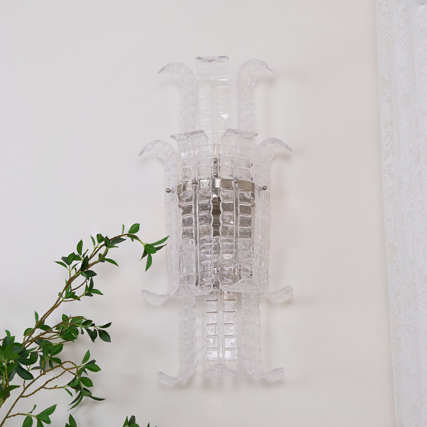 Aveline Murano Glass Wall Sconce - Lumpaz