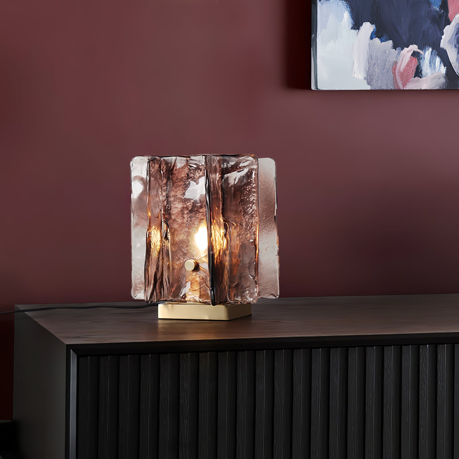 Amber Building Block Table Lamp - Lumpaz