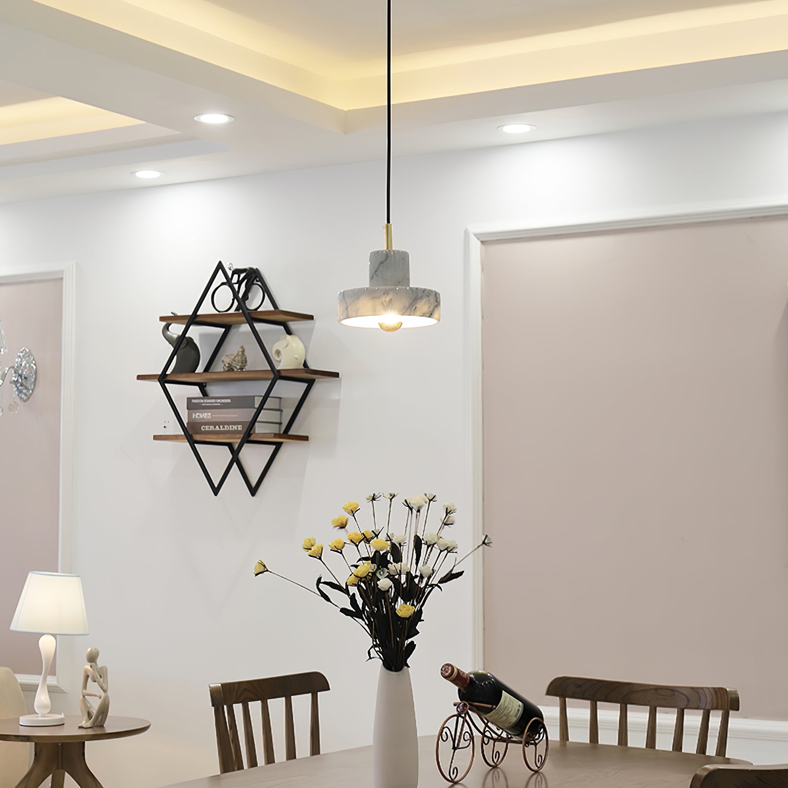 Marble Aura Pendant Lamp - Lumpaz