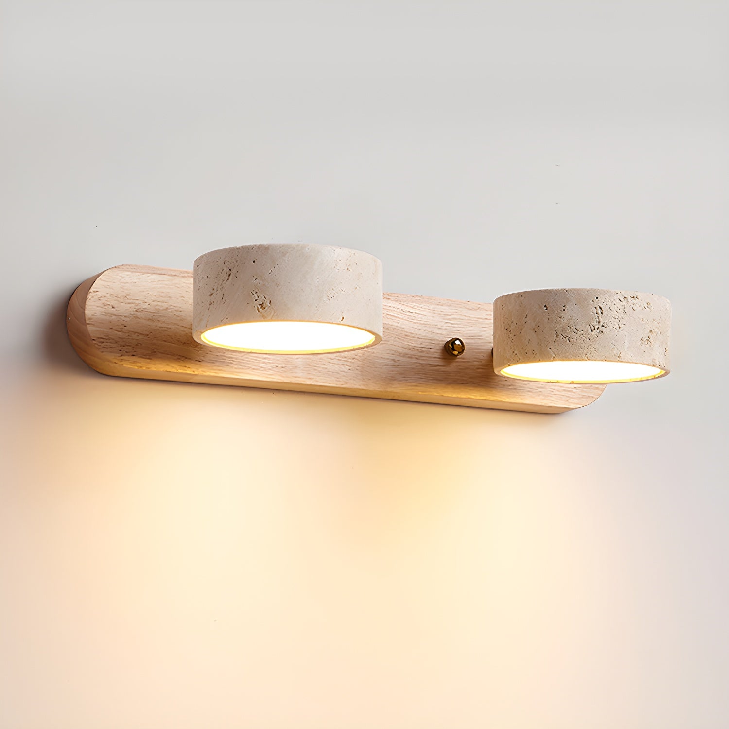 Travertine Duo Wall Light - Lumpaz