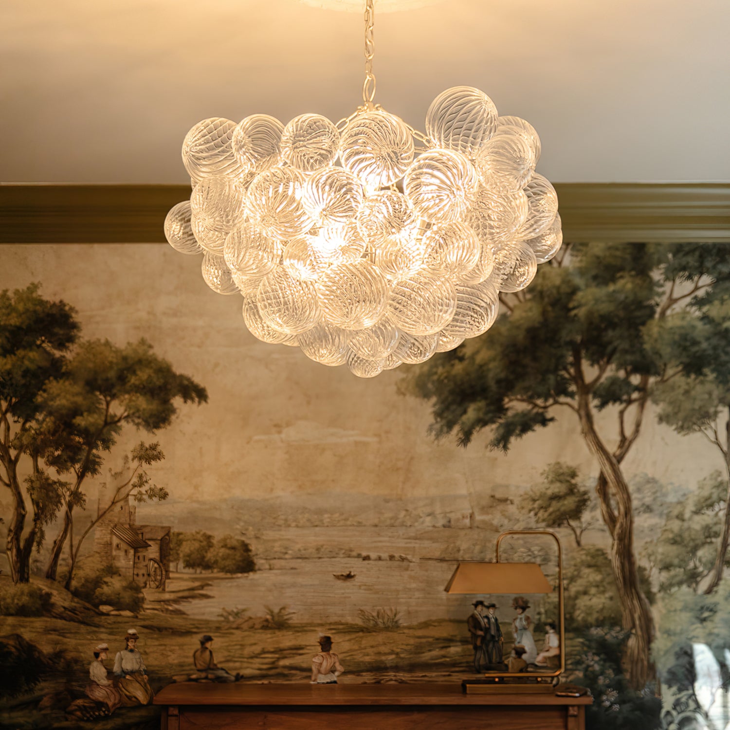 Glass Ball Bubbles Chandelier - Lumpaz