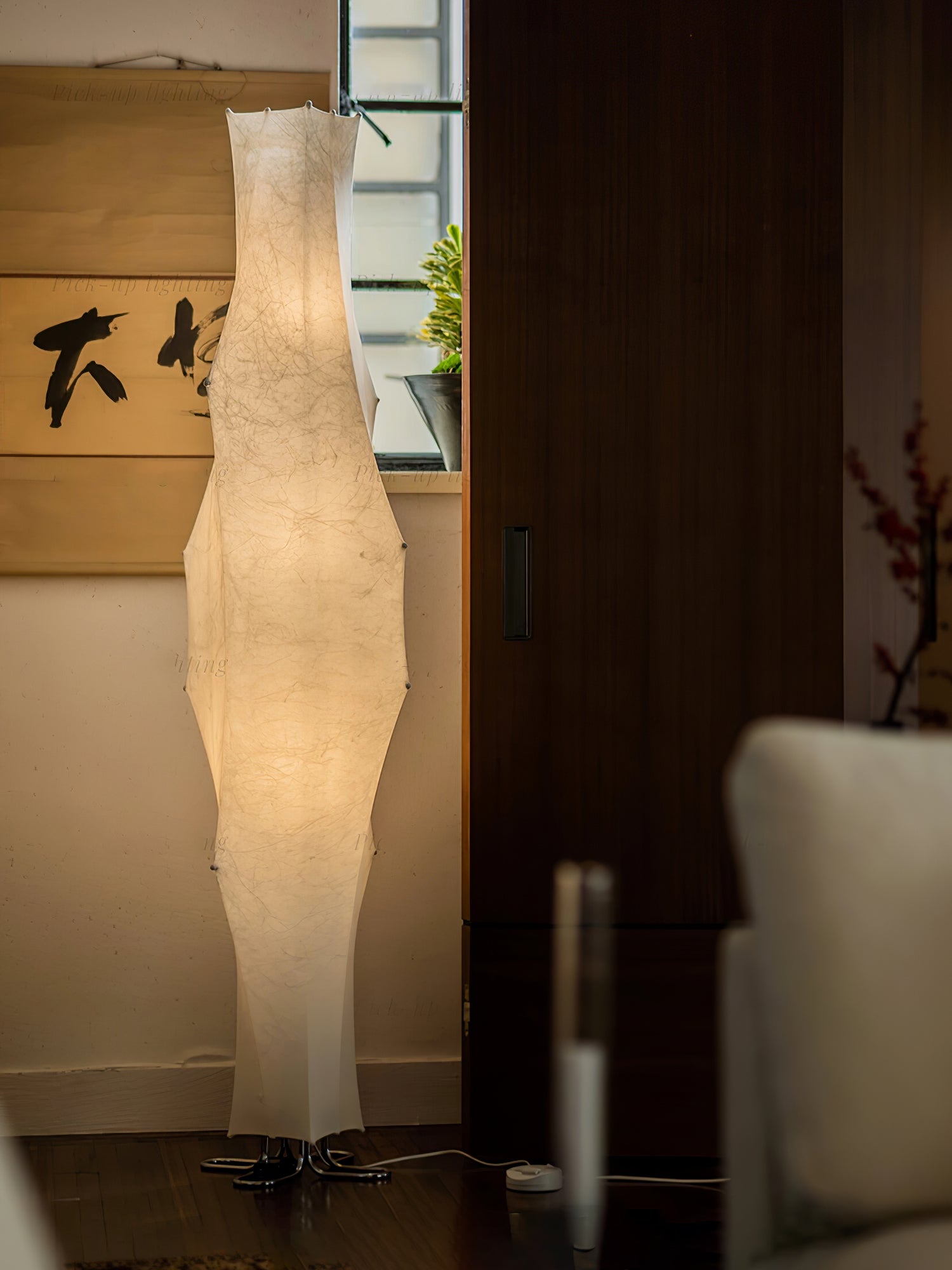 Twist Silk Floor Lamp - Lumpaz