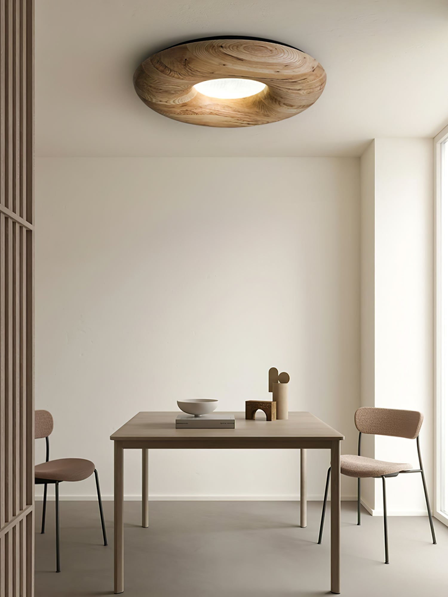 Donut Wood Ceiling Light - Lumpaz