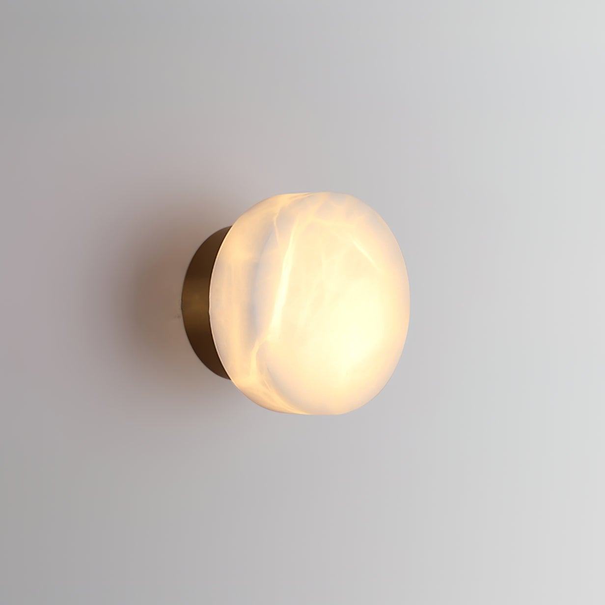 Cylindrical Alabaster Wall Light - Lumpaz