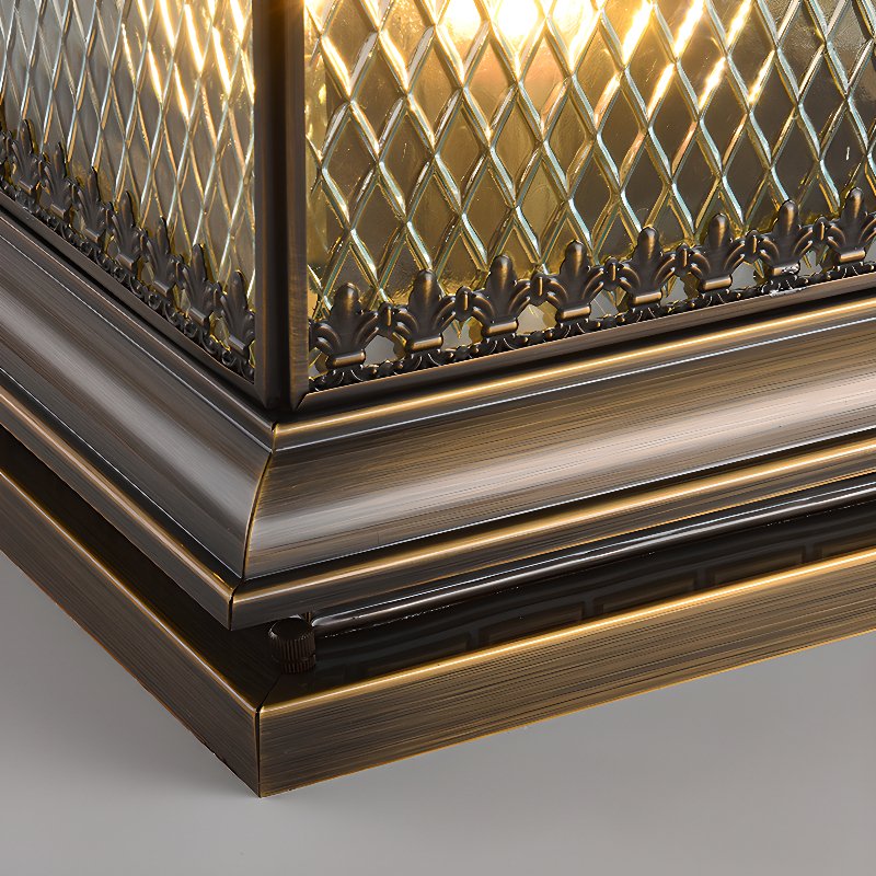Diamond Solar Post Outdoor Light - Lumpaz