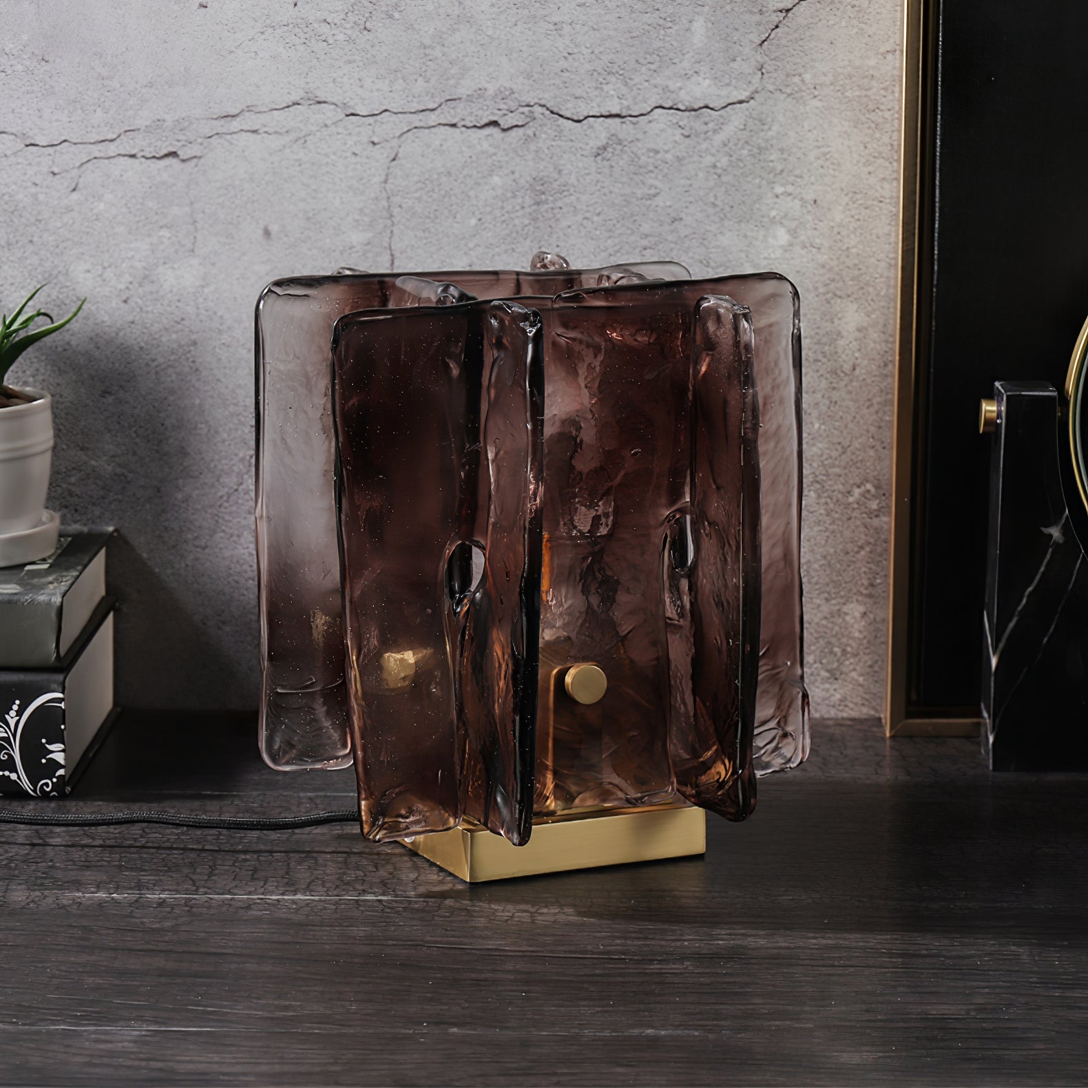 Amber Building Block Table Lamp - Lumpaz