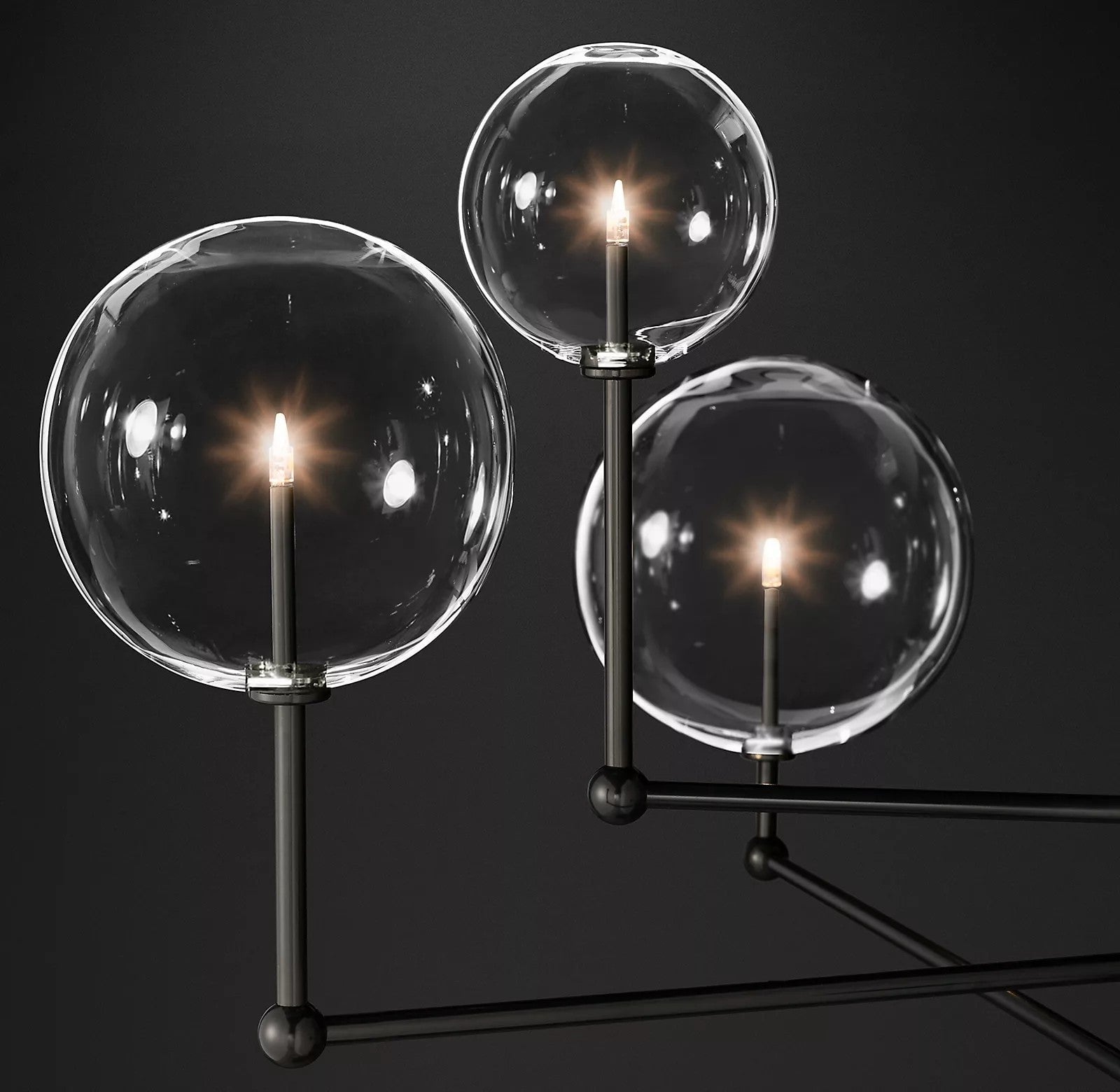 Glass Globe Mobile Chandelier - Lumpaz