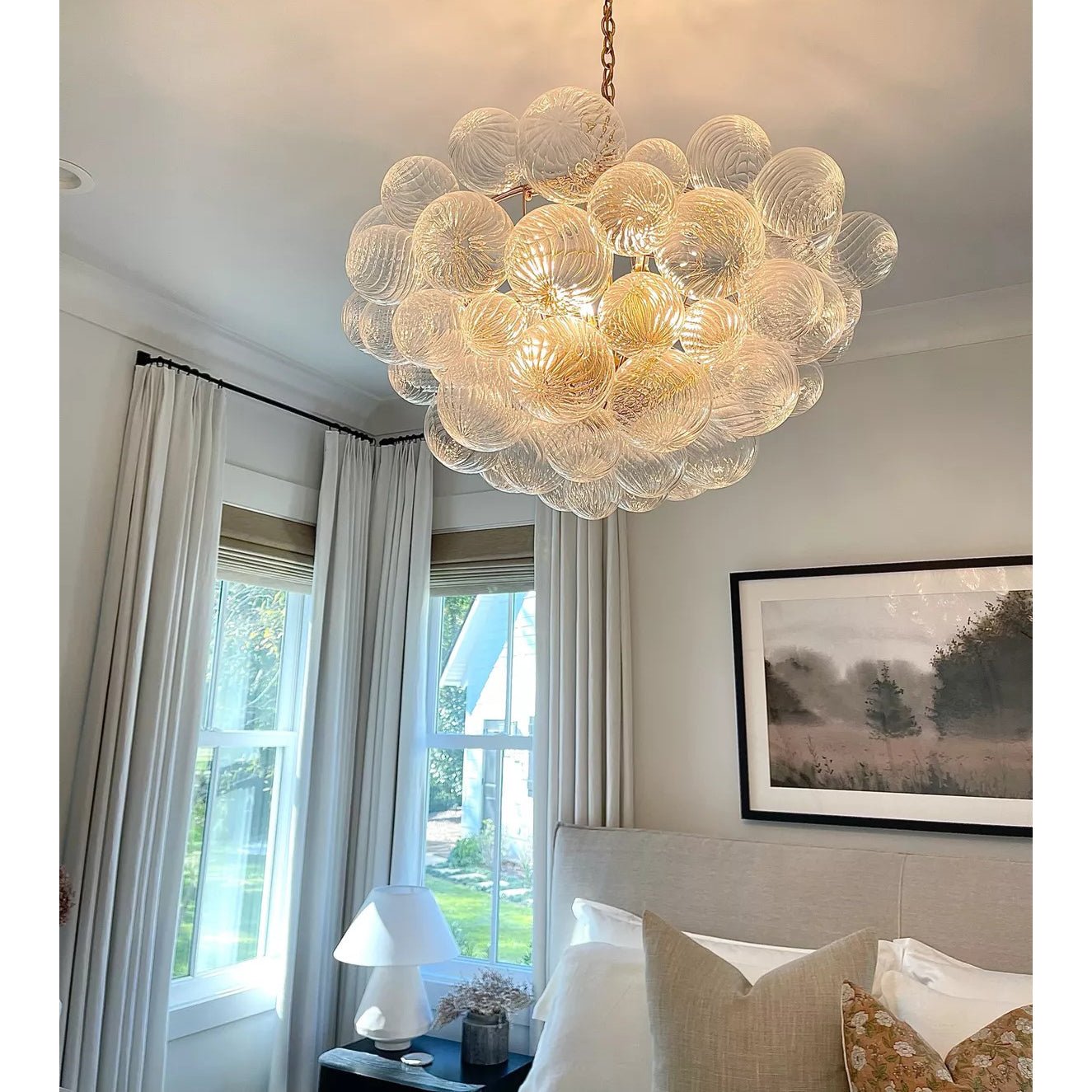 Glass Ball Bubbles Chandelier - Lumpaz