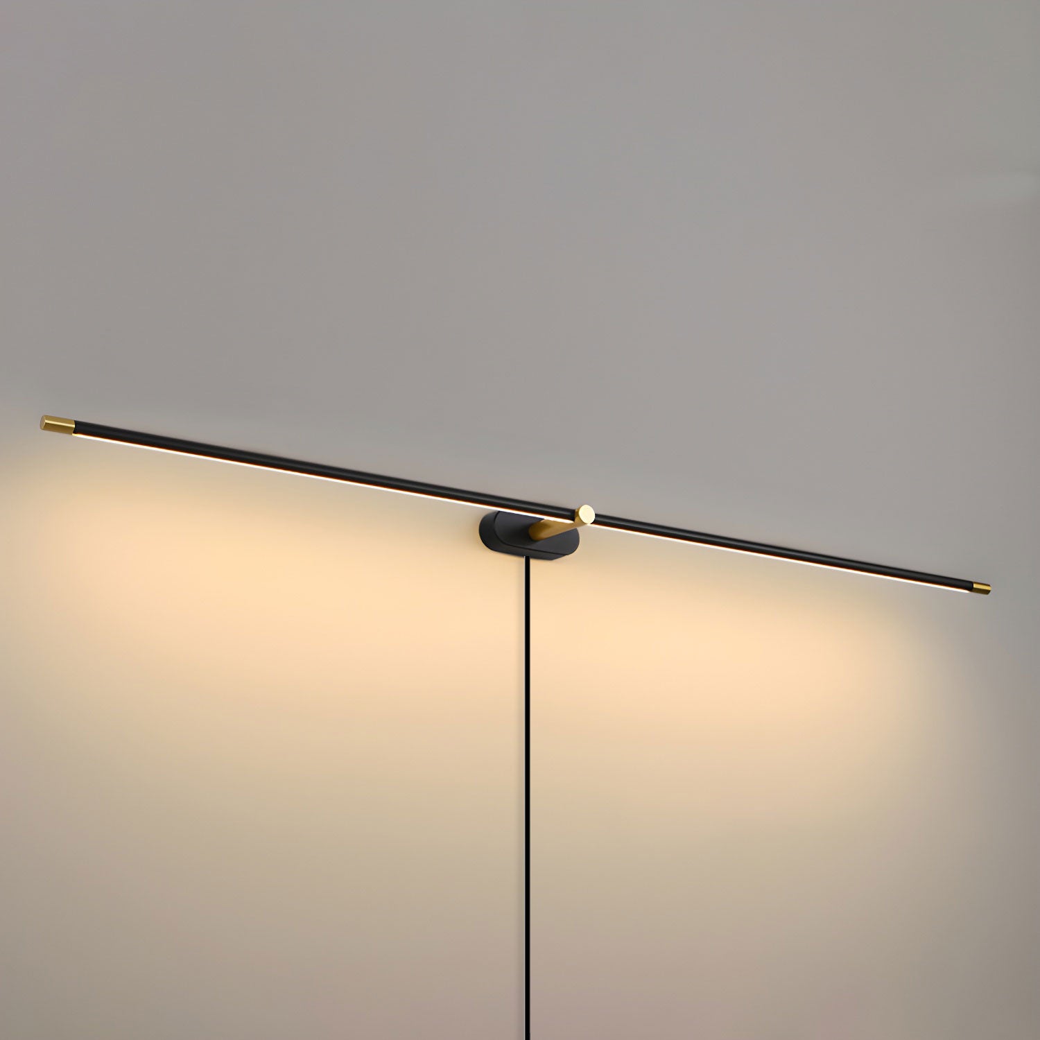 Minimalist Linear Plug-in Wall Lamp - Lumpaz