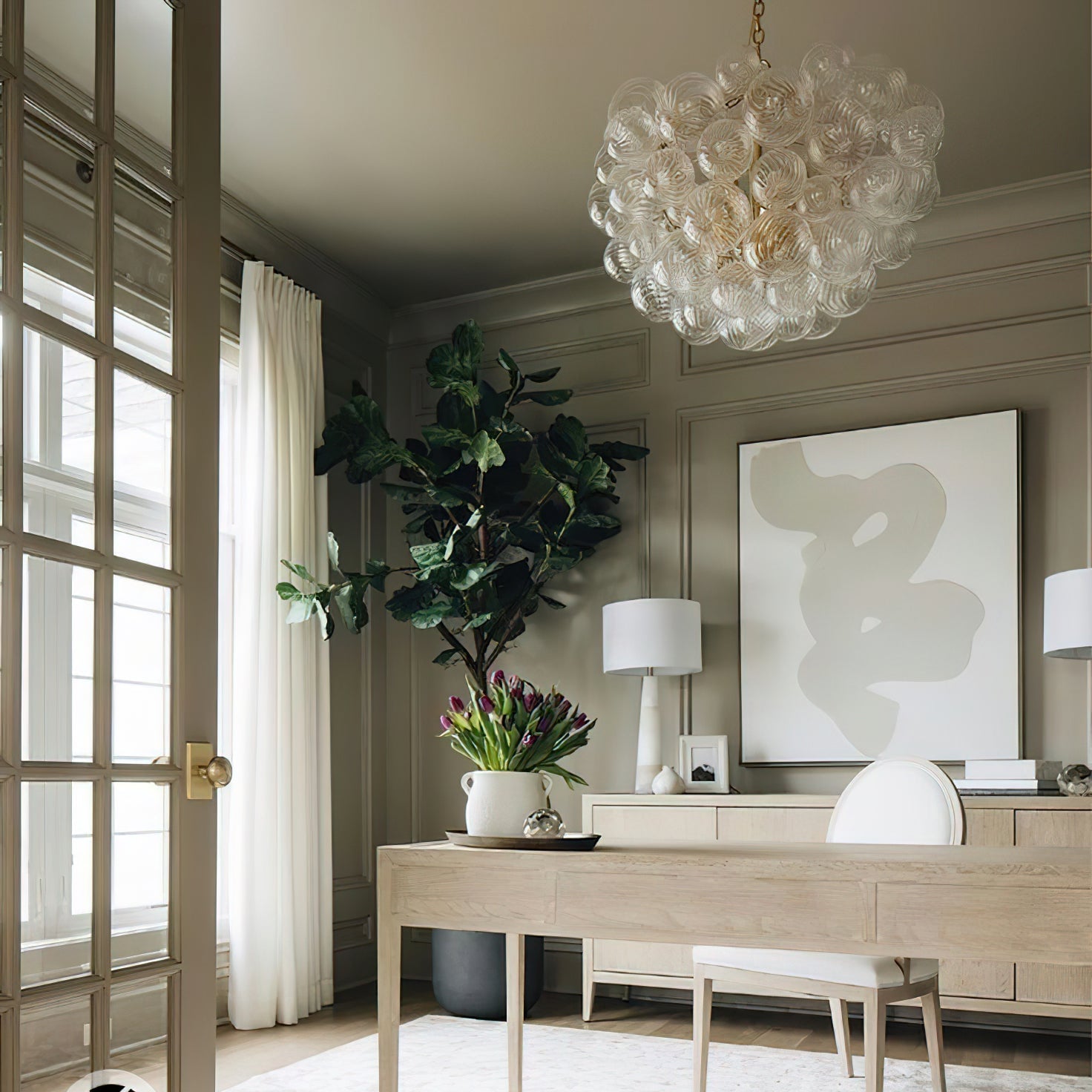 Glass Ball Bubbles Chandelier - Lumpaz