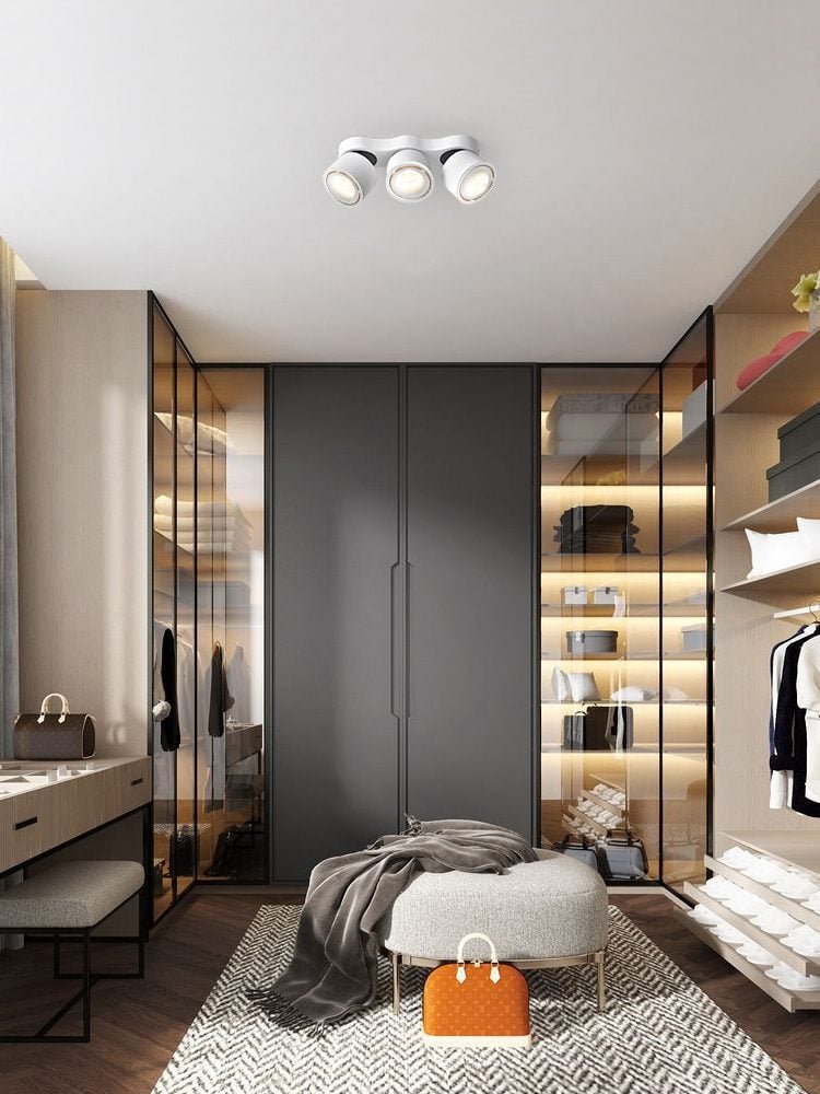 Three-heads Rotating Folding Ceiling Lamp - Lumpaz