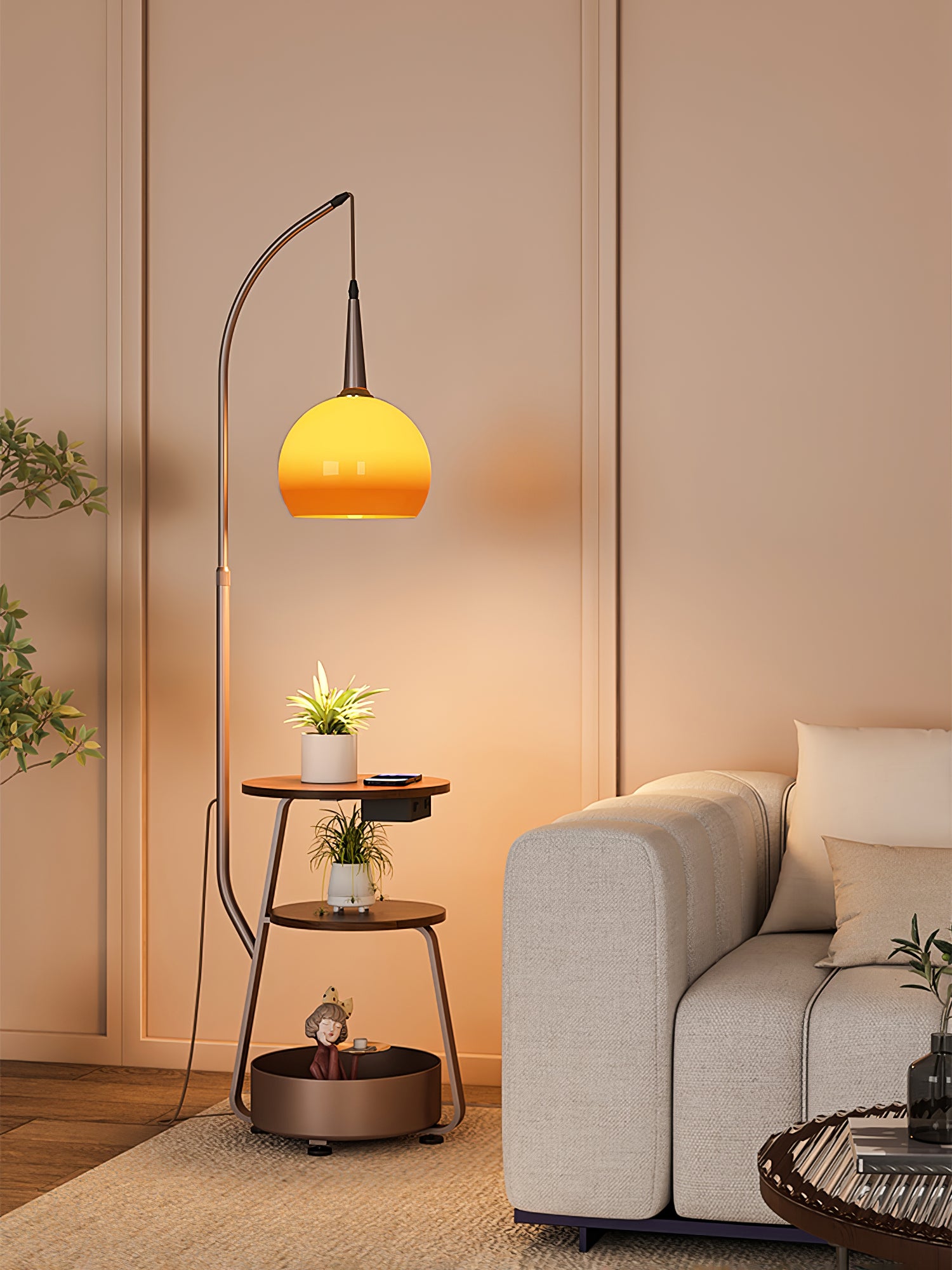 Solstice Arc Floor Lamp - Lumpaz