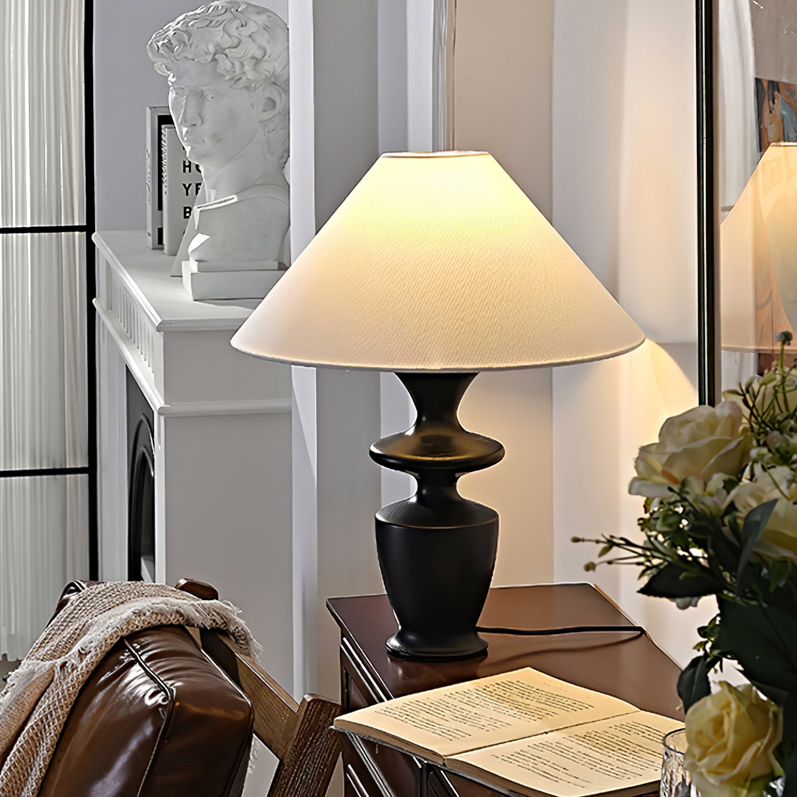 Grace Wood Table Lamp - Lumpaz