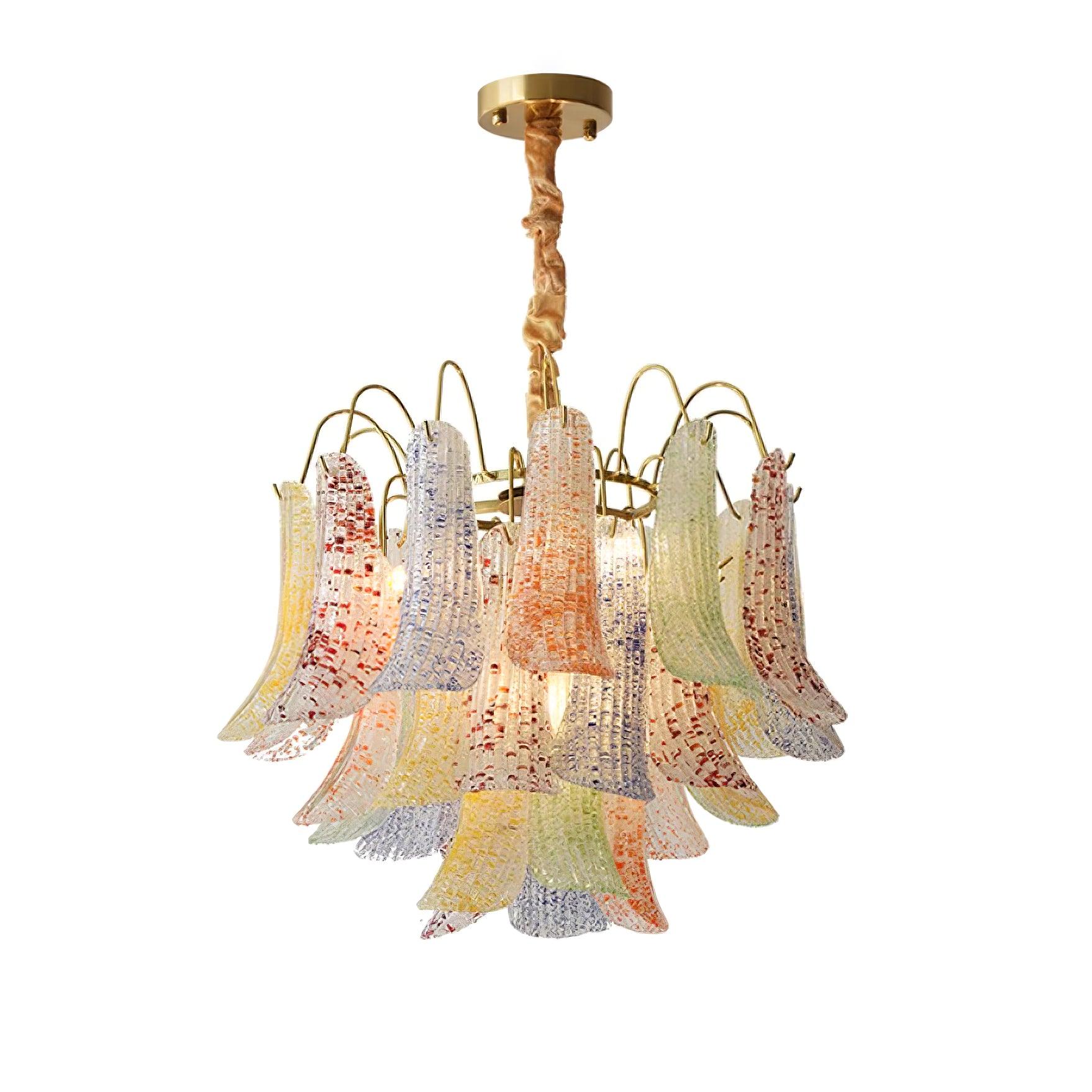 Venini Colorful Murano Glass Chandelier - Lumpaz