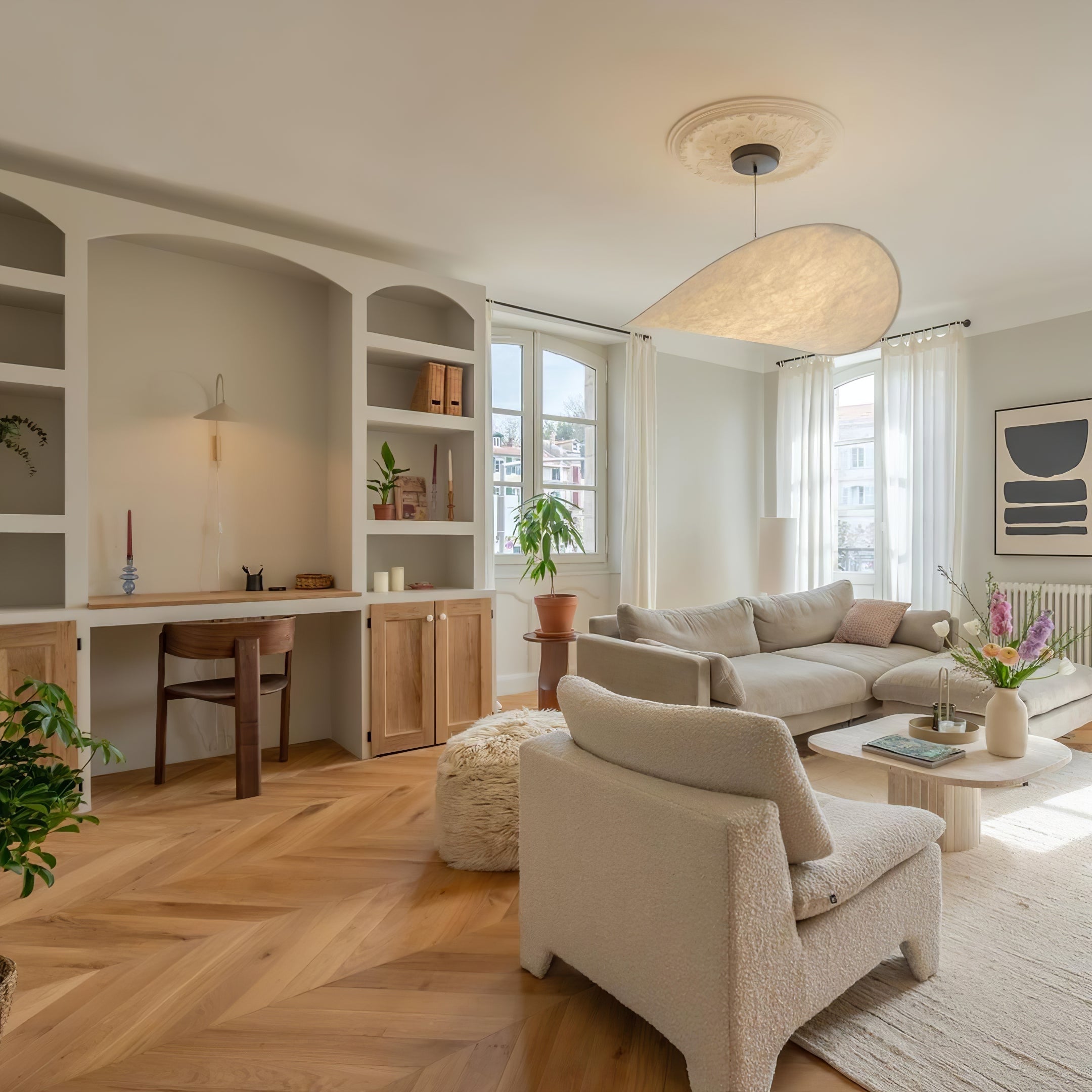 Tense Tyvek Pendant Lamp - Lumpaz