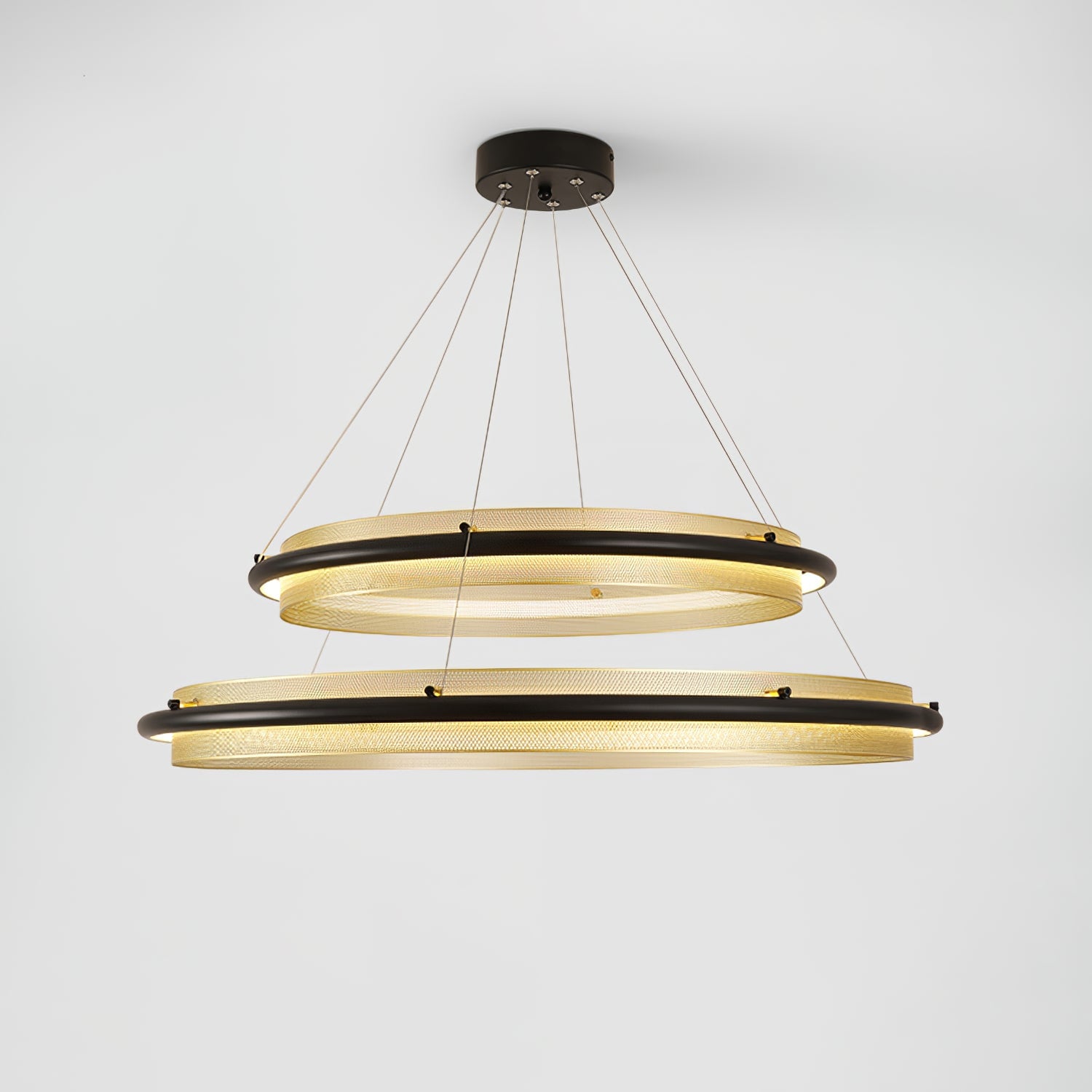 Acrylic LED Round Chandelier - Lumpaz