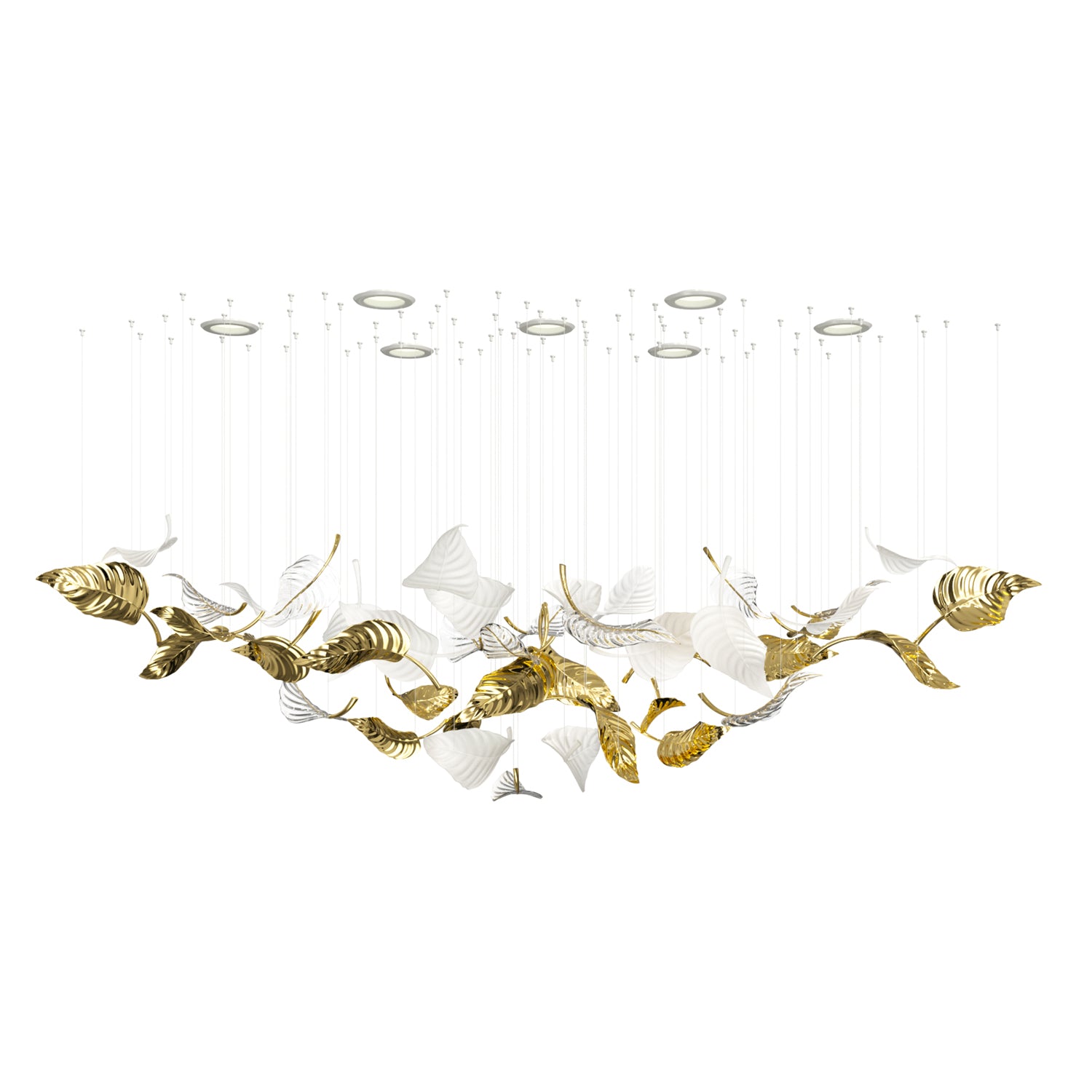 Linden Leaves Chandelier - Lumpaz