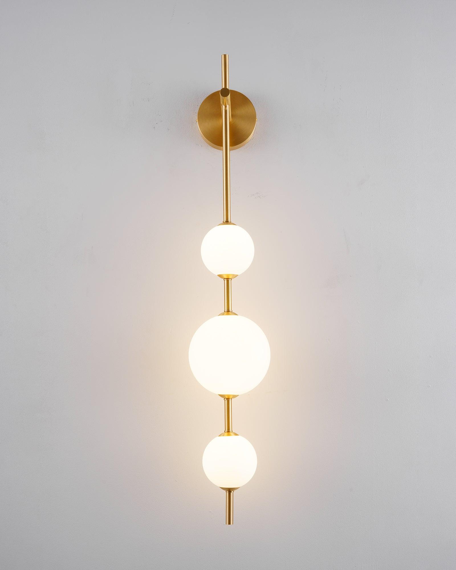 Vertical Globe Plug-in Wall Lamp - Lumpaz