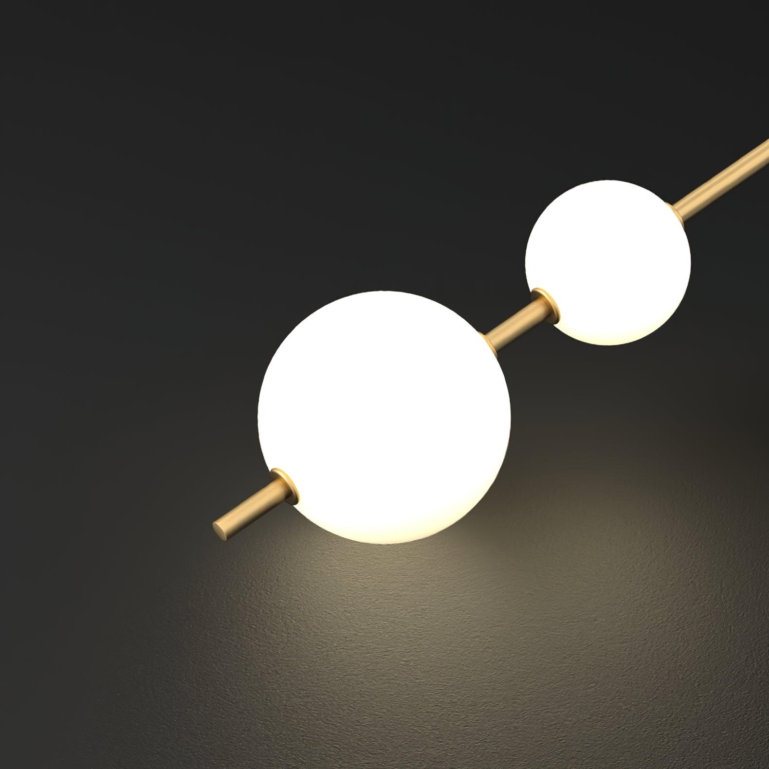 Vertical Globe Plug-in Wall Lamp - Lumpaz