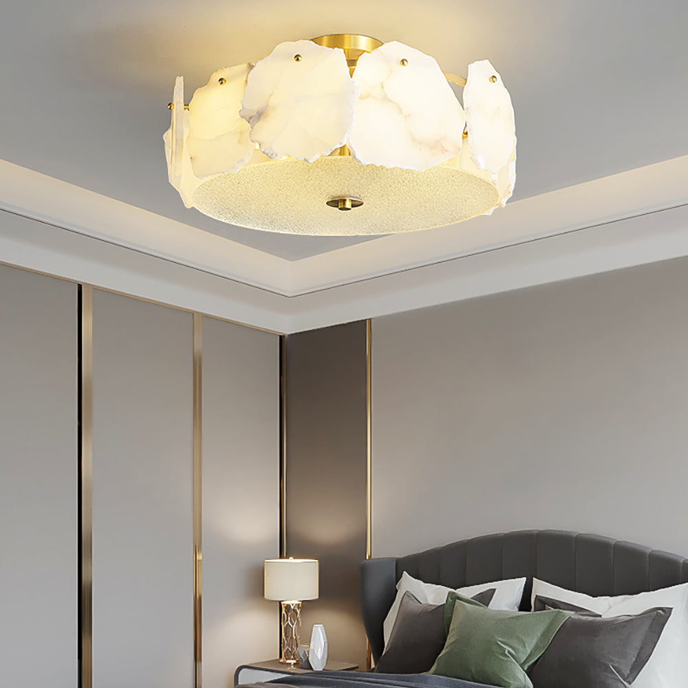 Valeria Alabaster Ceiling Lamp - Lumpaz