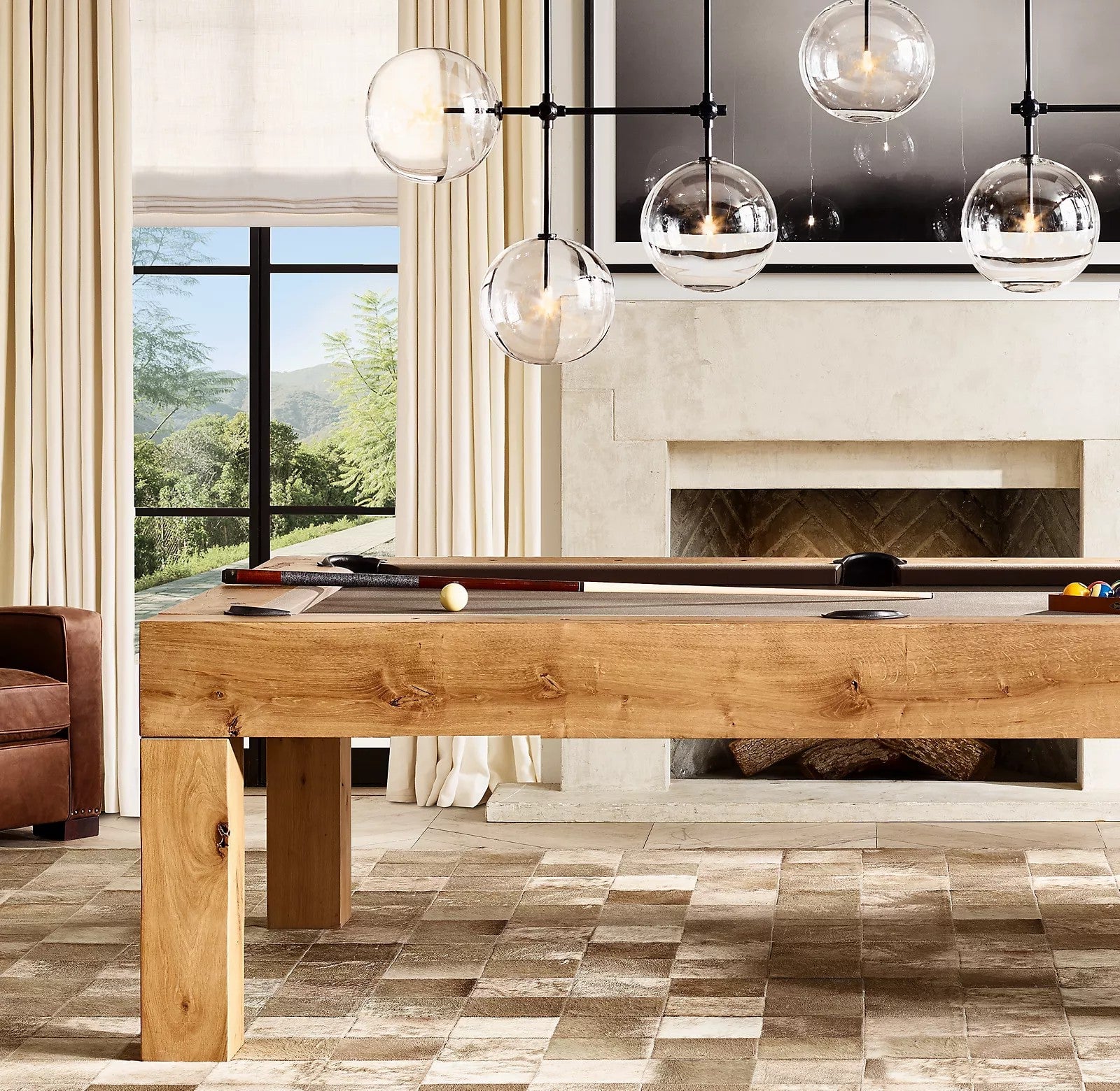 Glass Globe Mobile Chandelier - Lumpaz