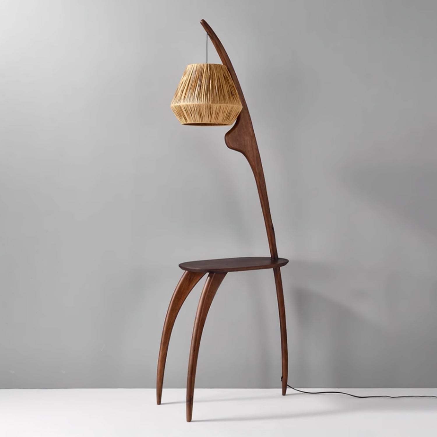 Curved Mantis Arm Floor Lamp - Lumpaz