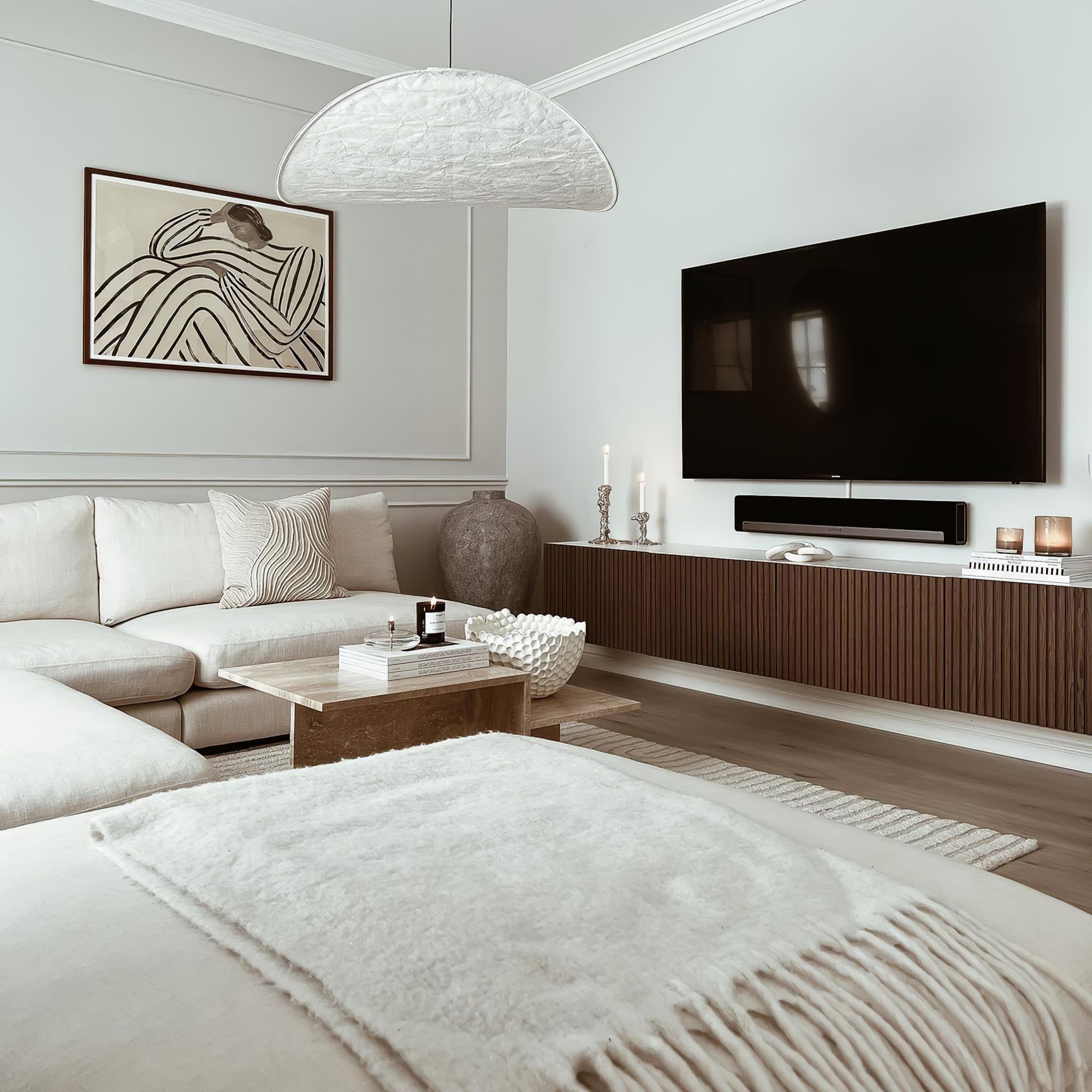 Tense Tyvek Pendant Lamp - Lumpaz