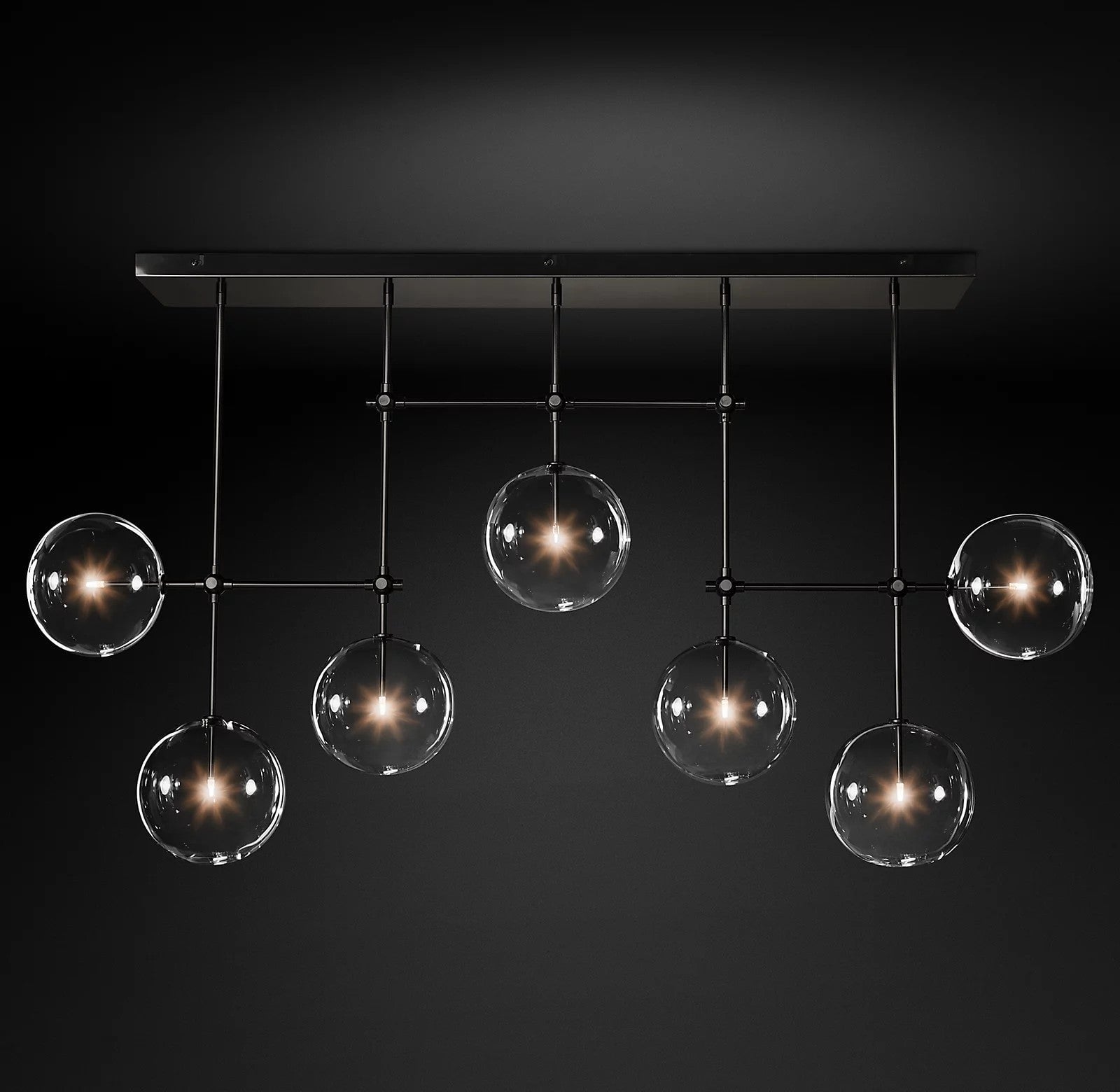 Glass Globe Mobile Chandelier - Lumpaz